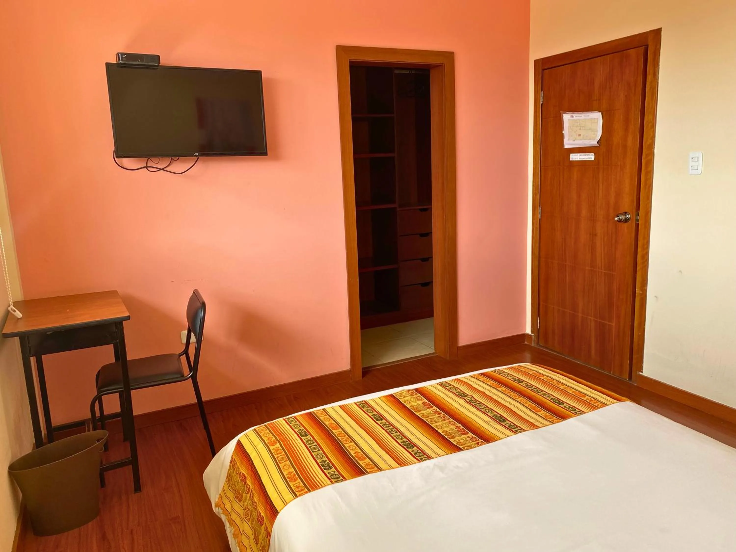 Bed in Las Hortensia's Casa De Huespedes