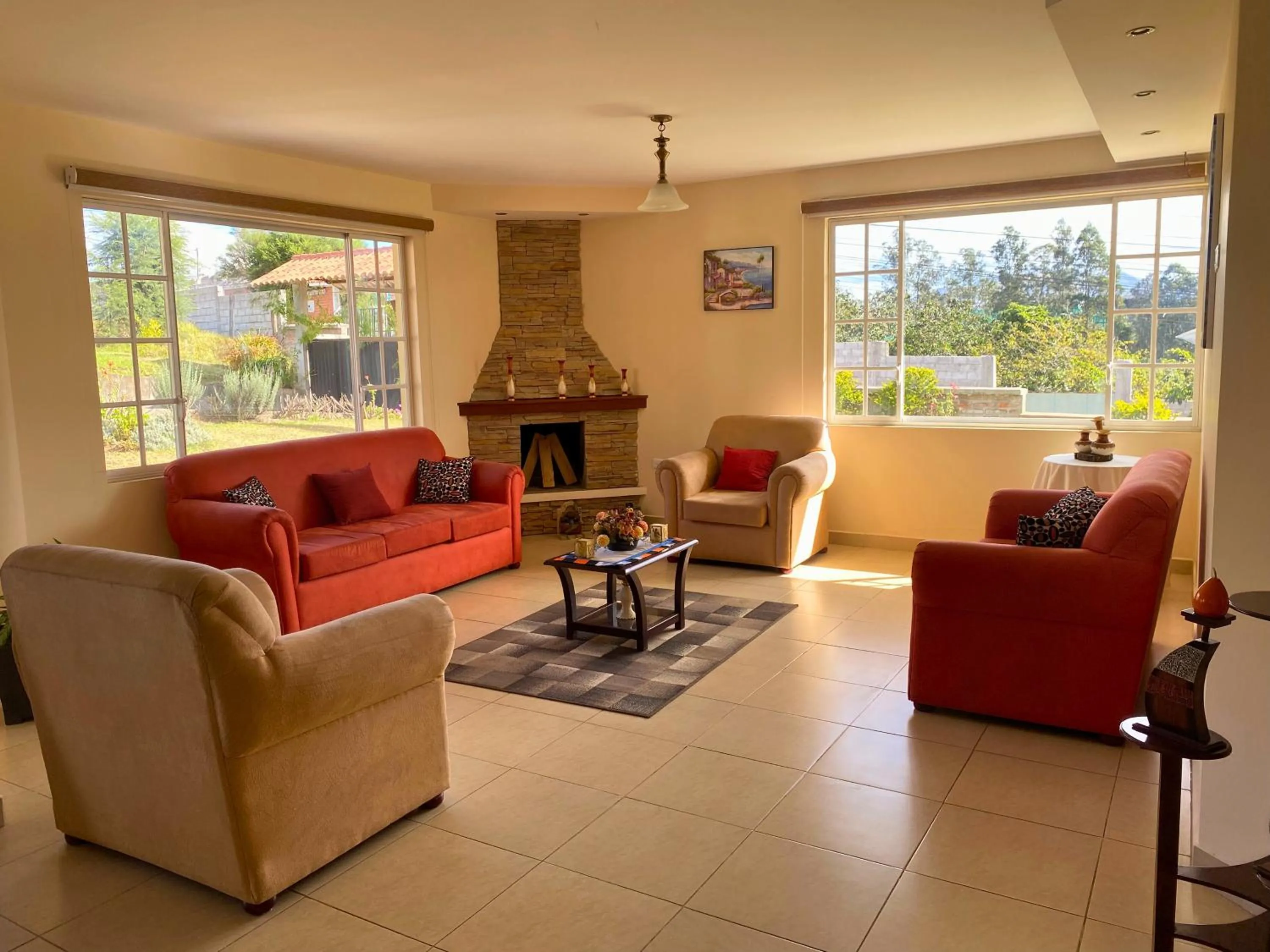 Living room in Las Hortensia's Casa De Huespedes
