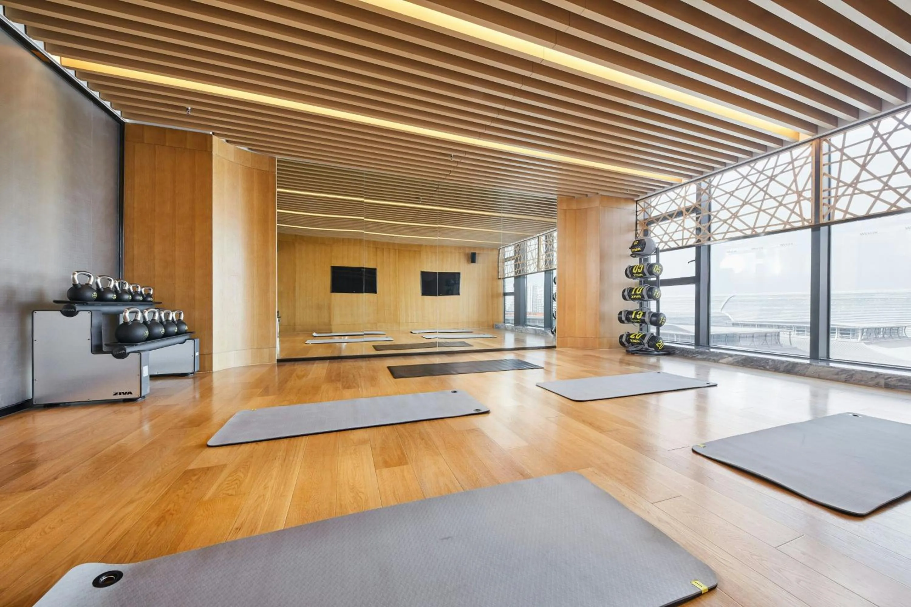 Fitness centre/facilities in The Westin Qingdao West Coast