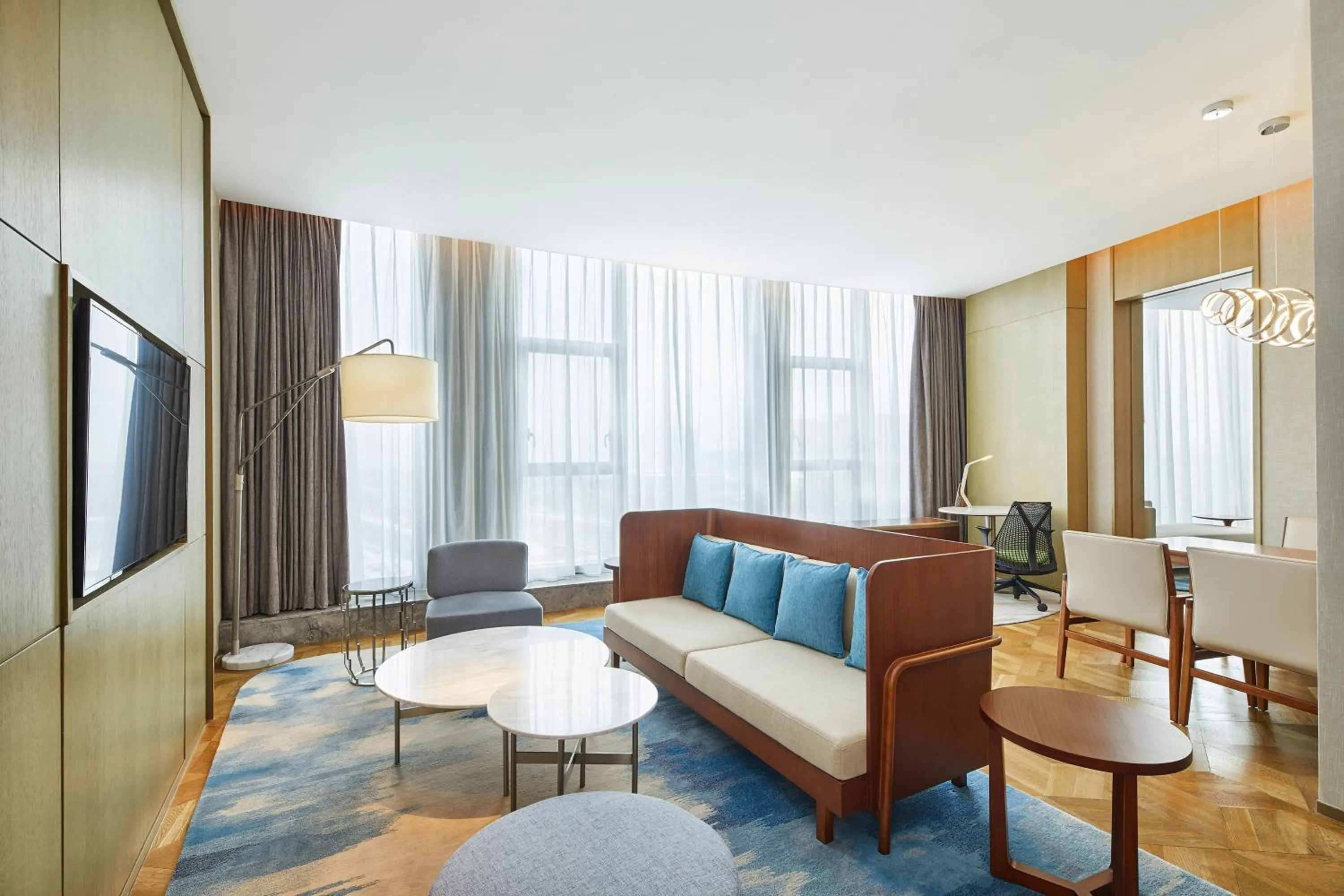 Living room in The Westin Qingdao West Coast