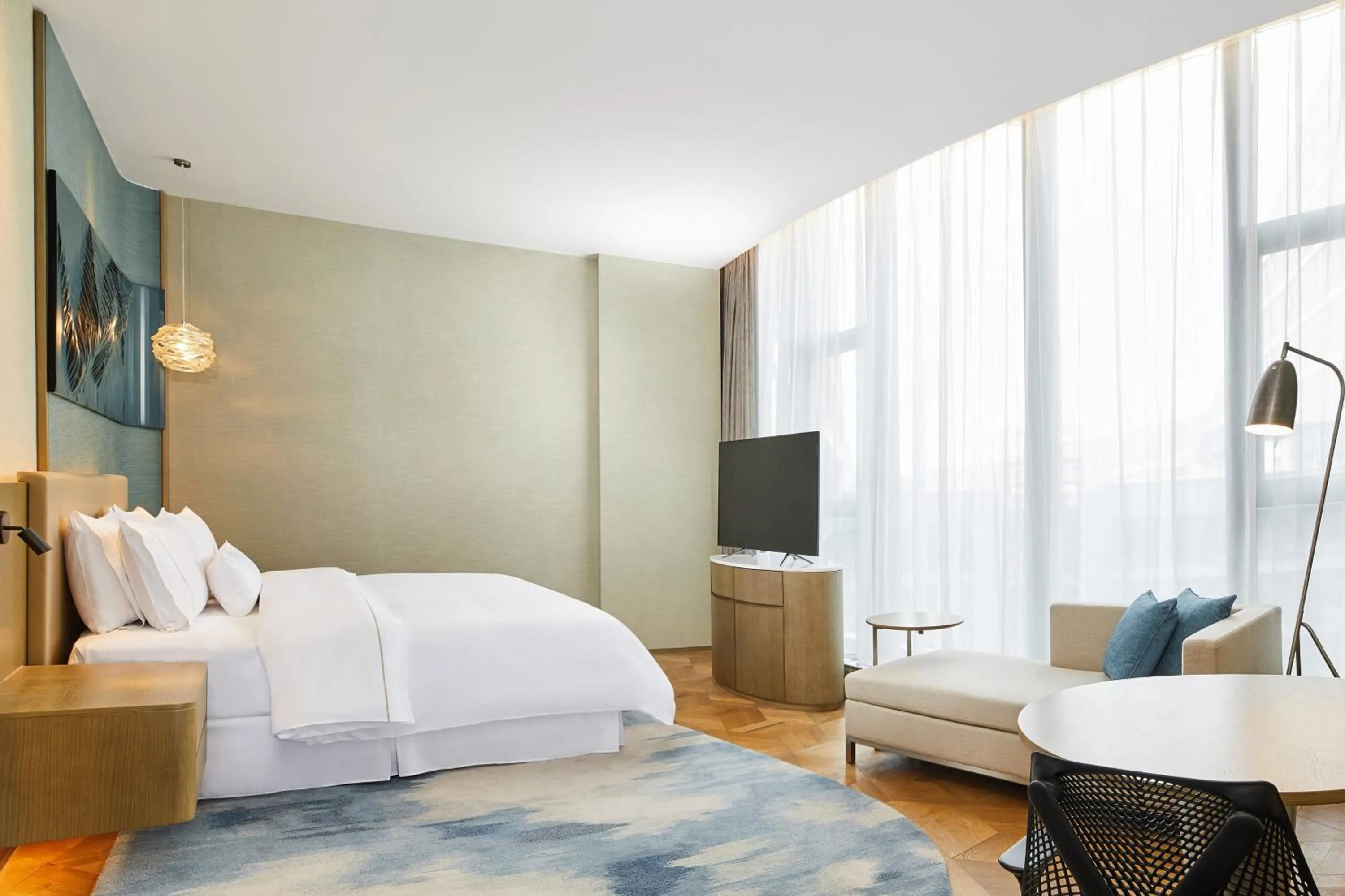 Photo of the whole room, Bed in The Westin Qingdao West Coast