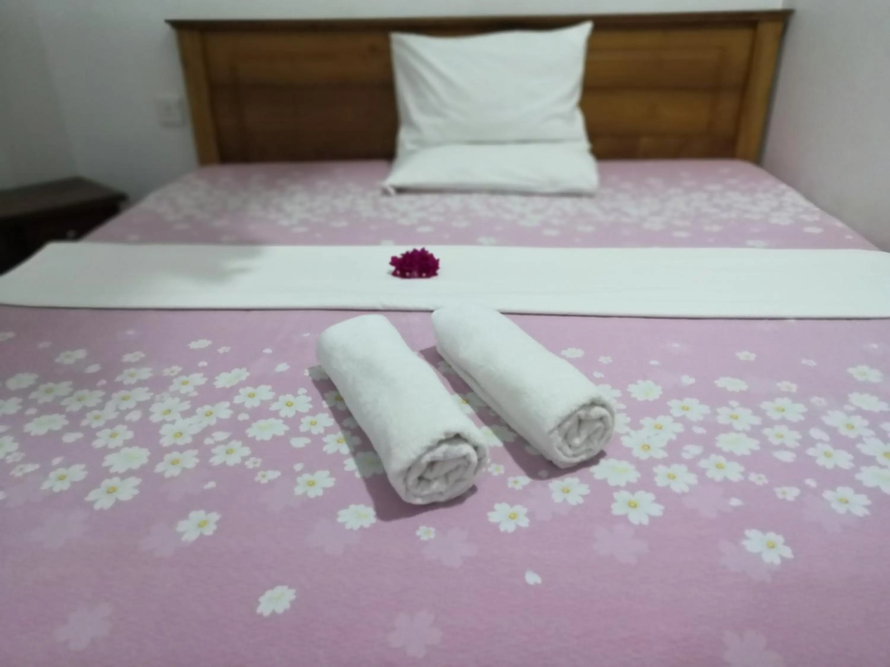 Bed in Villa Kivi