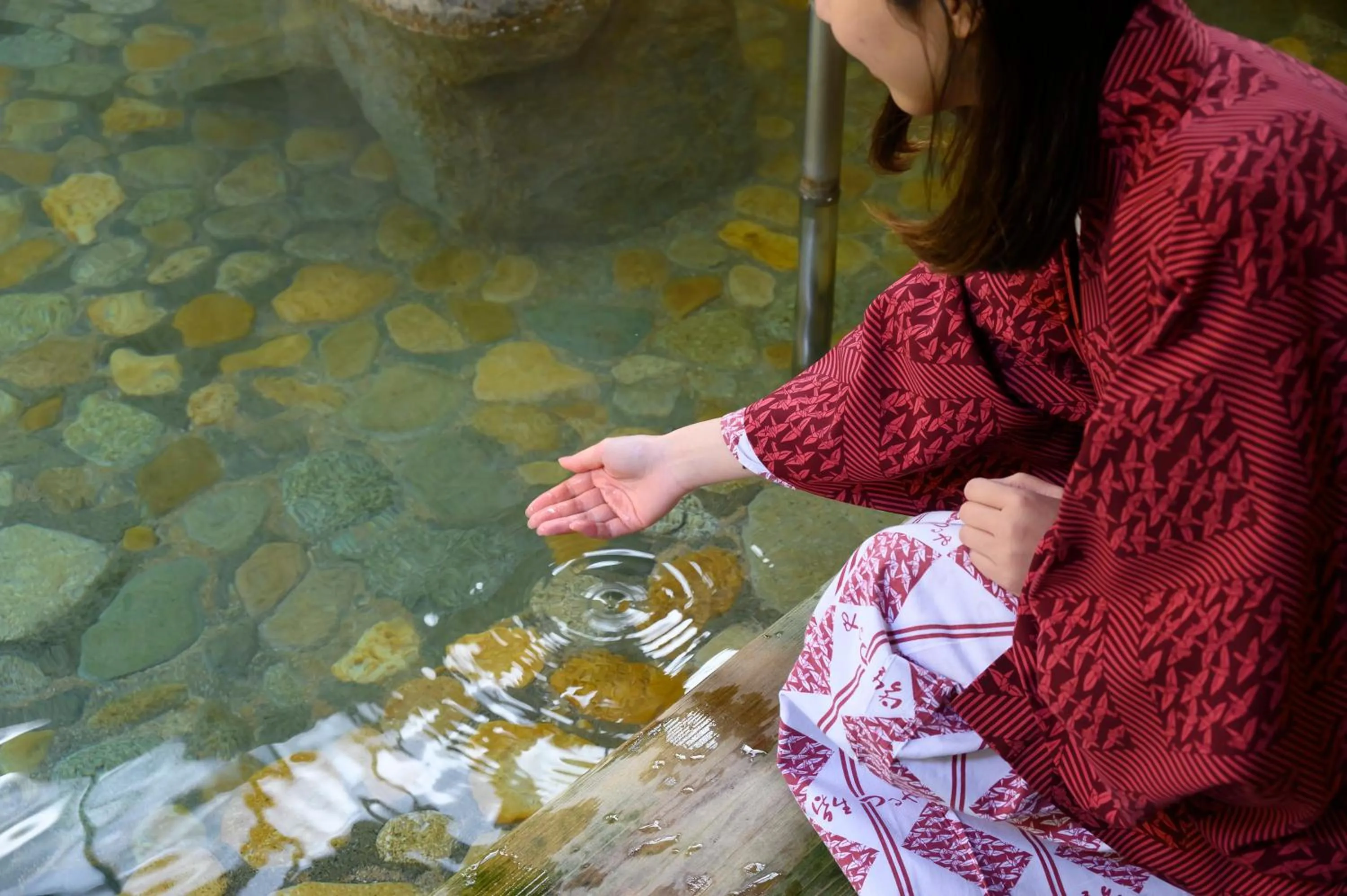 Open Air Bath in Kaike Tsuruya