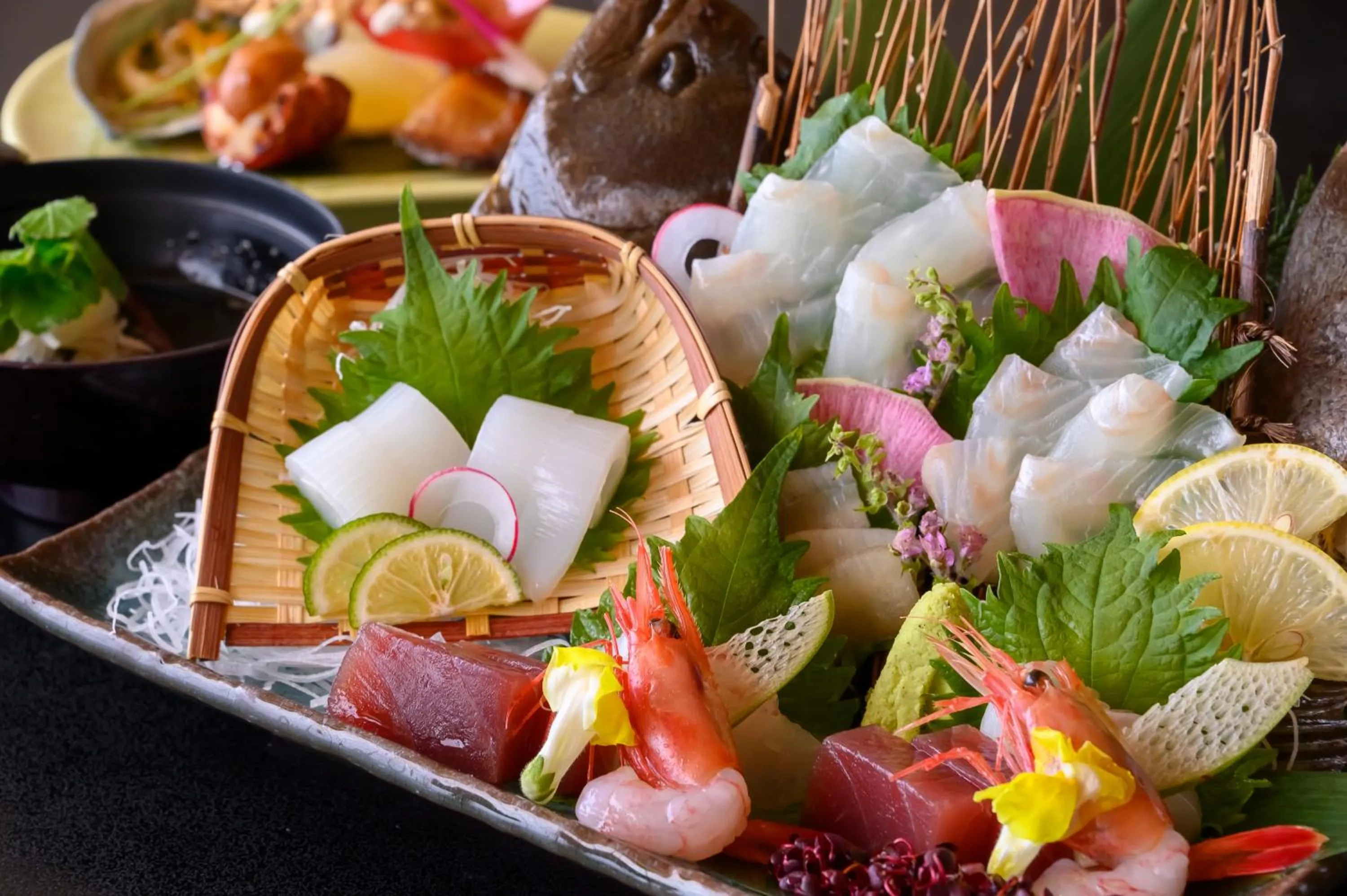 Dinner in Kaike Tsuruya