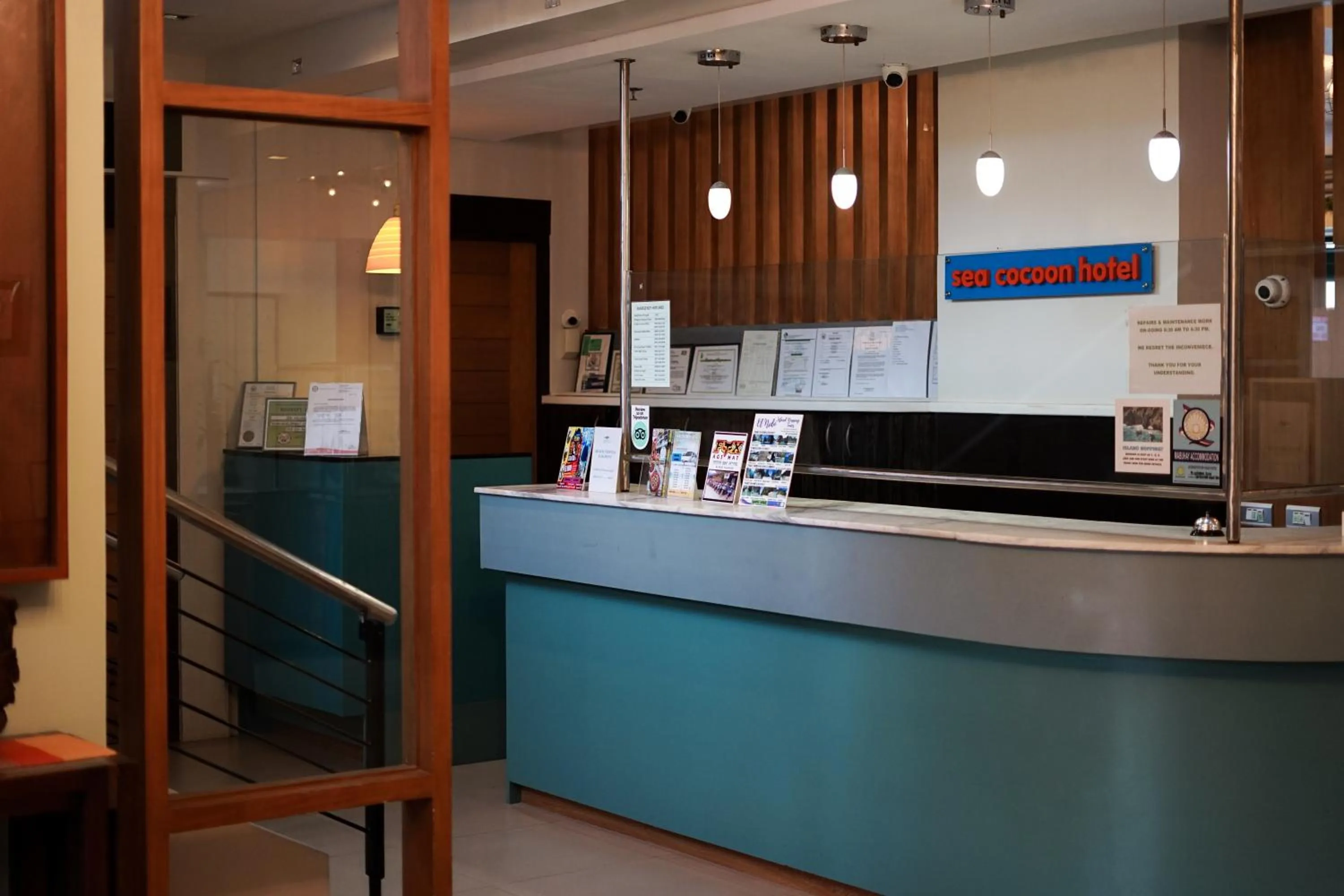 Lobby or reception in Sea Cocoon Hotel