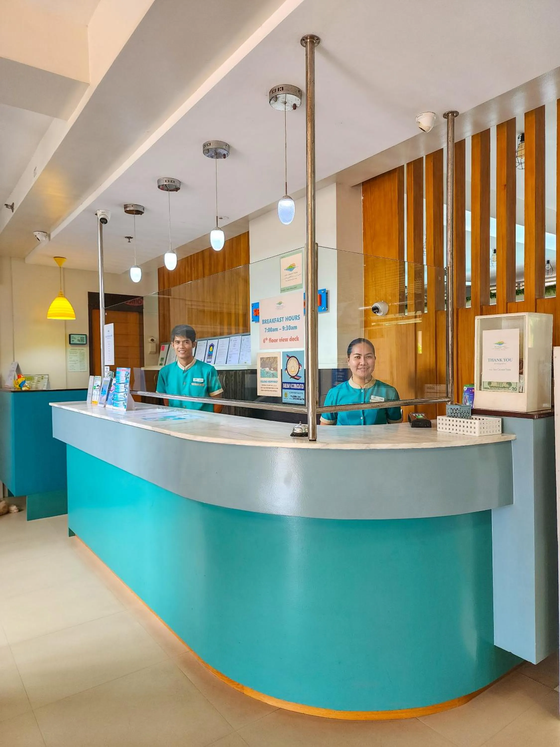 Staff in Sea Cocoon Hotel