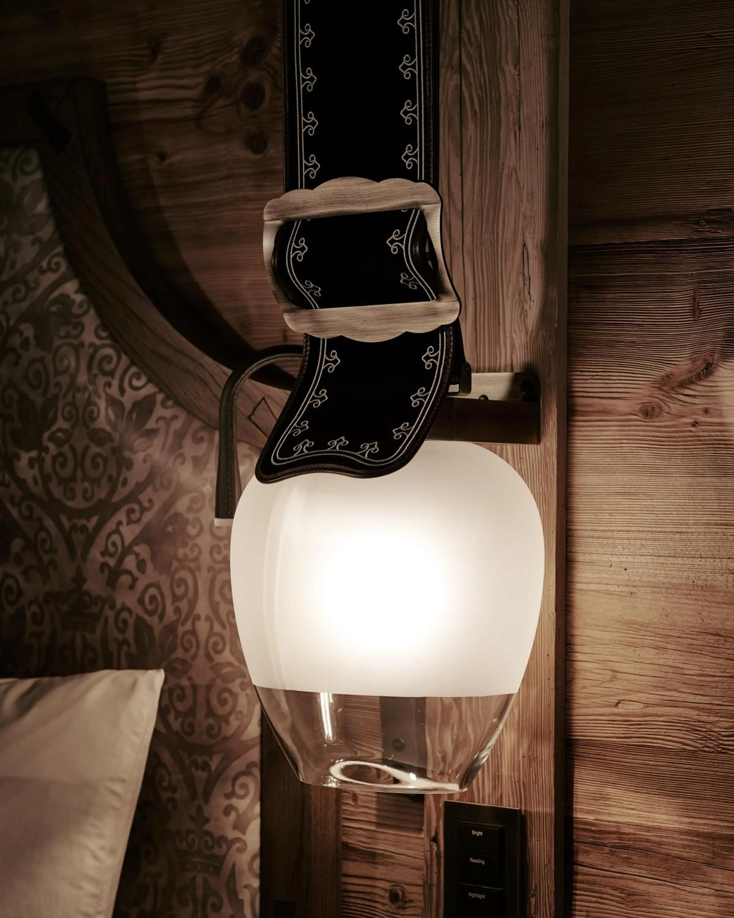 Bed in The Alpina Gstaad