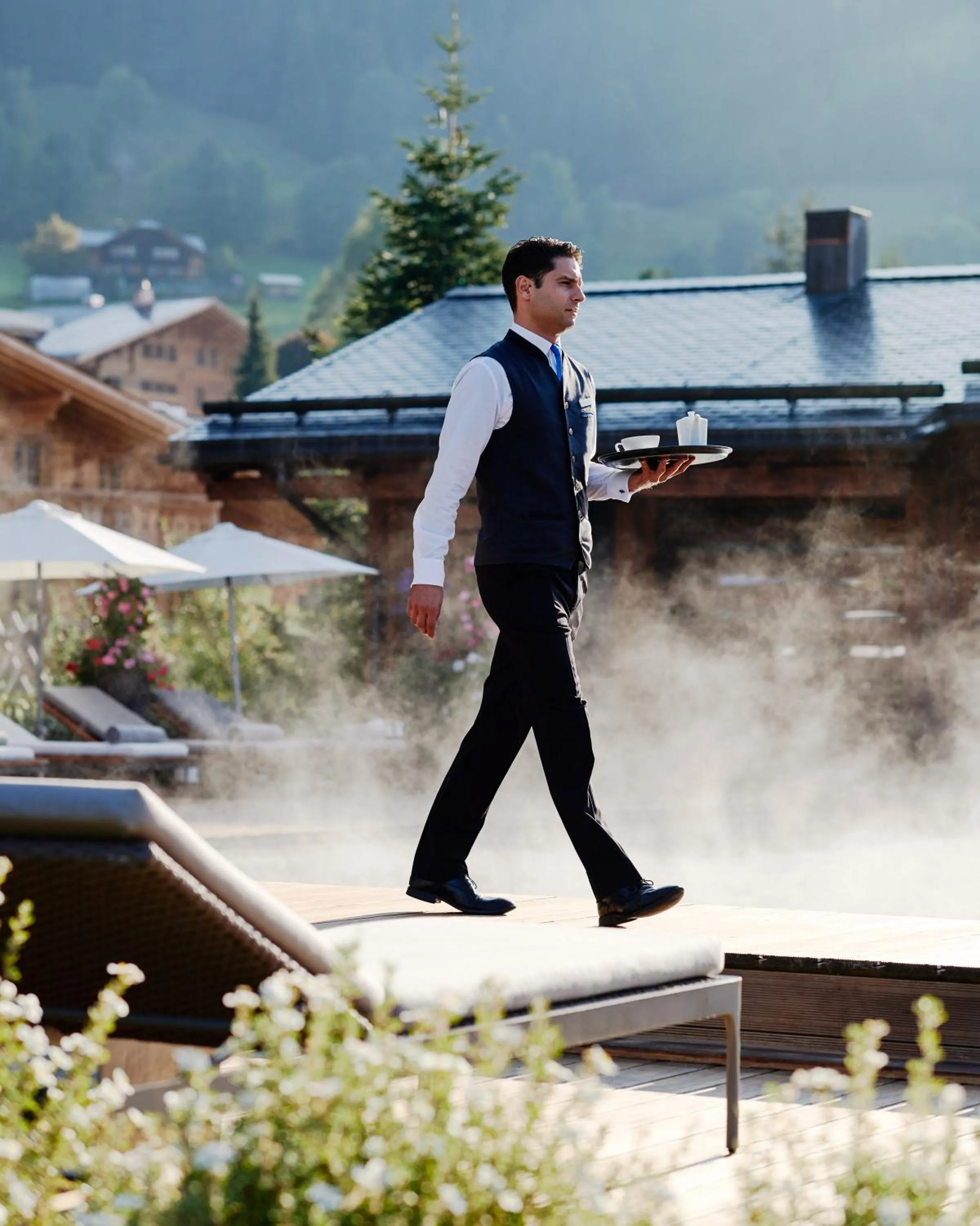 Swimming pool in The Alpina Gstaad
