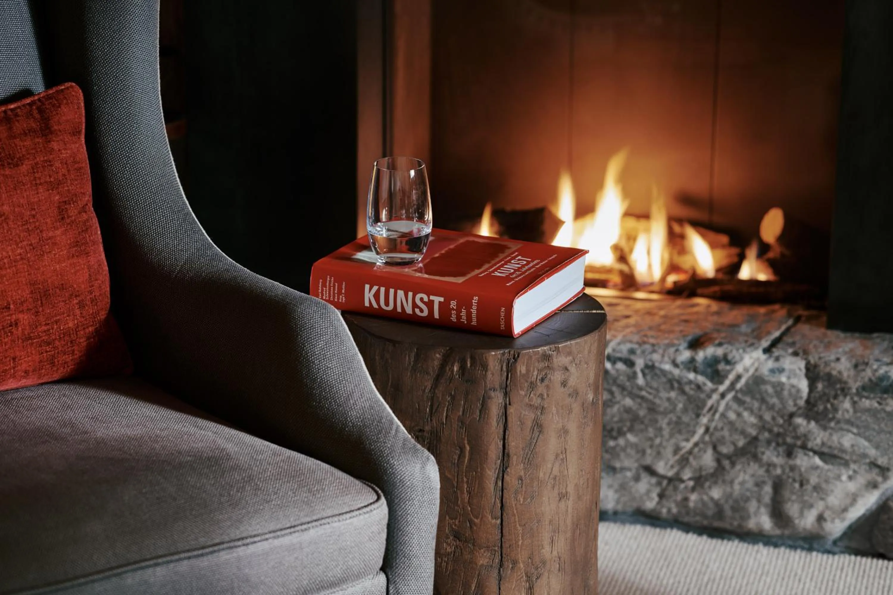 Seating area in The Alpina Gstaad