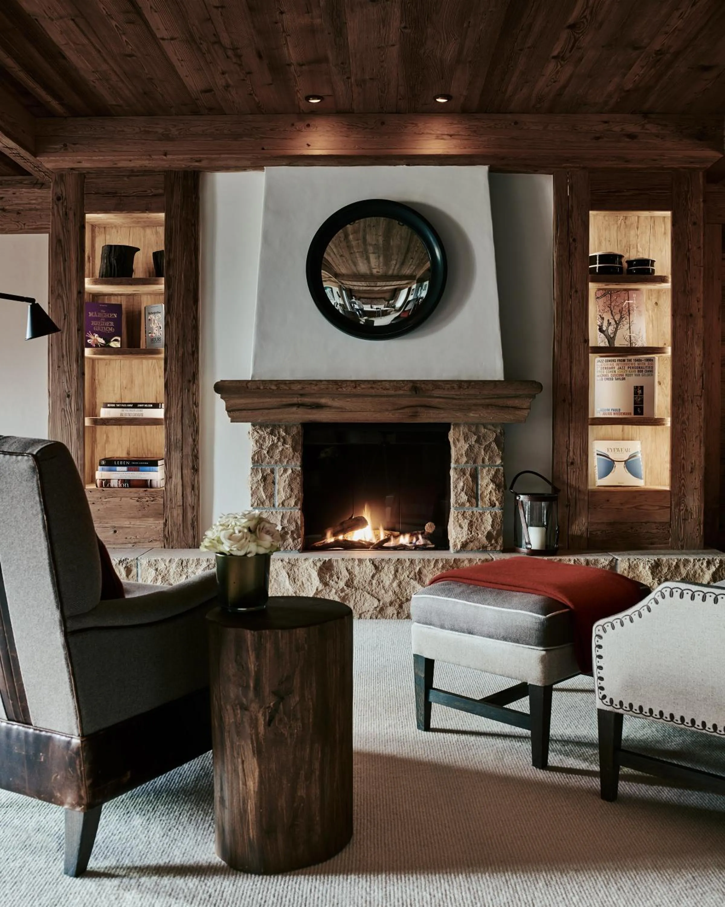 Seating area in The Alpina Gstaad