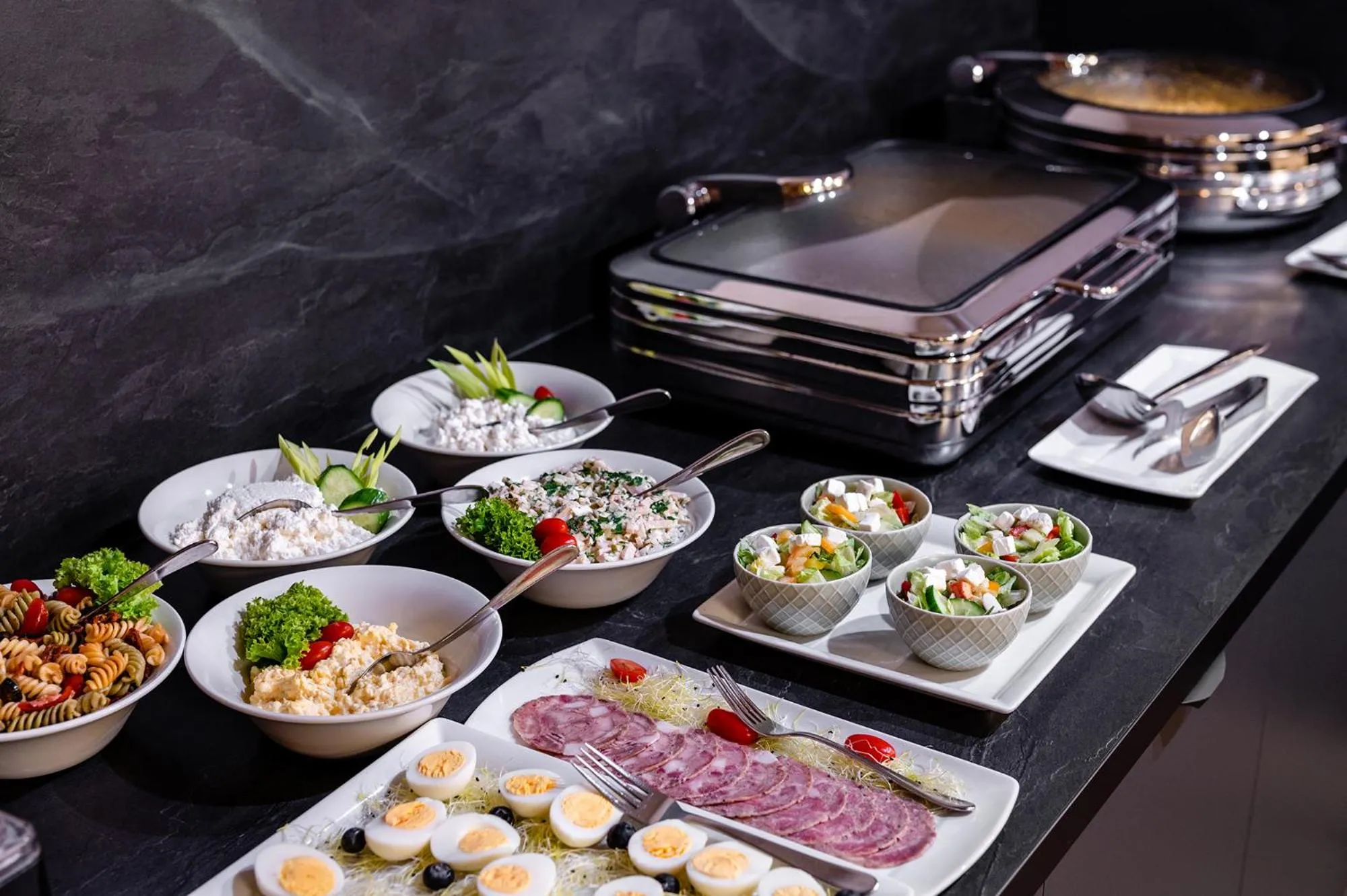 Buffet breakfast in Hotel Alhar