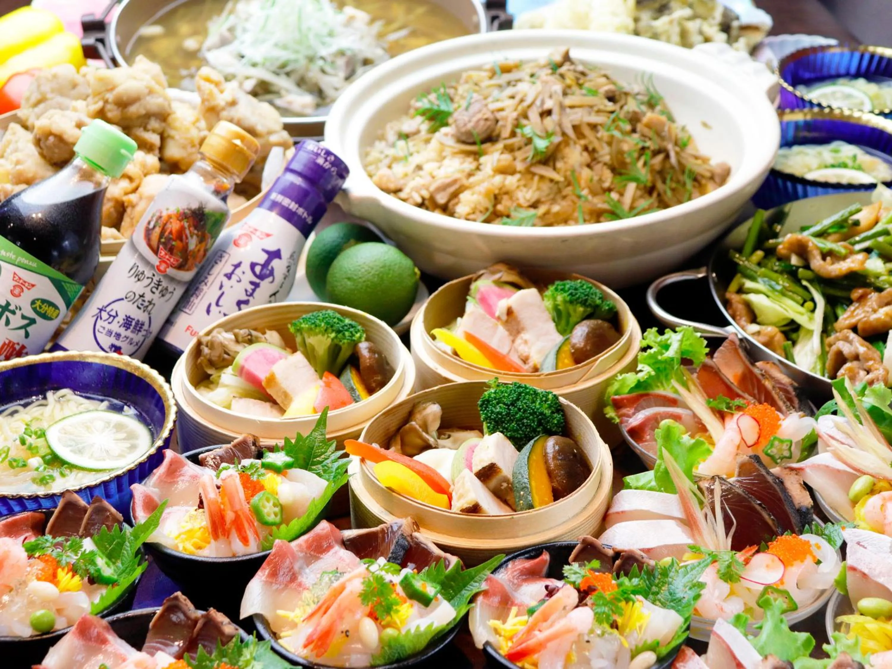 Dinner in Beppuwan Royal Hotel