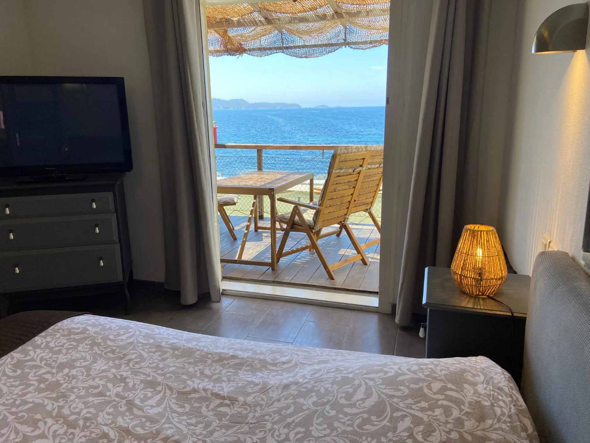 Balcony/Terrace, Bed in Stella Maris