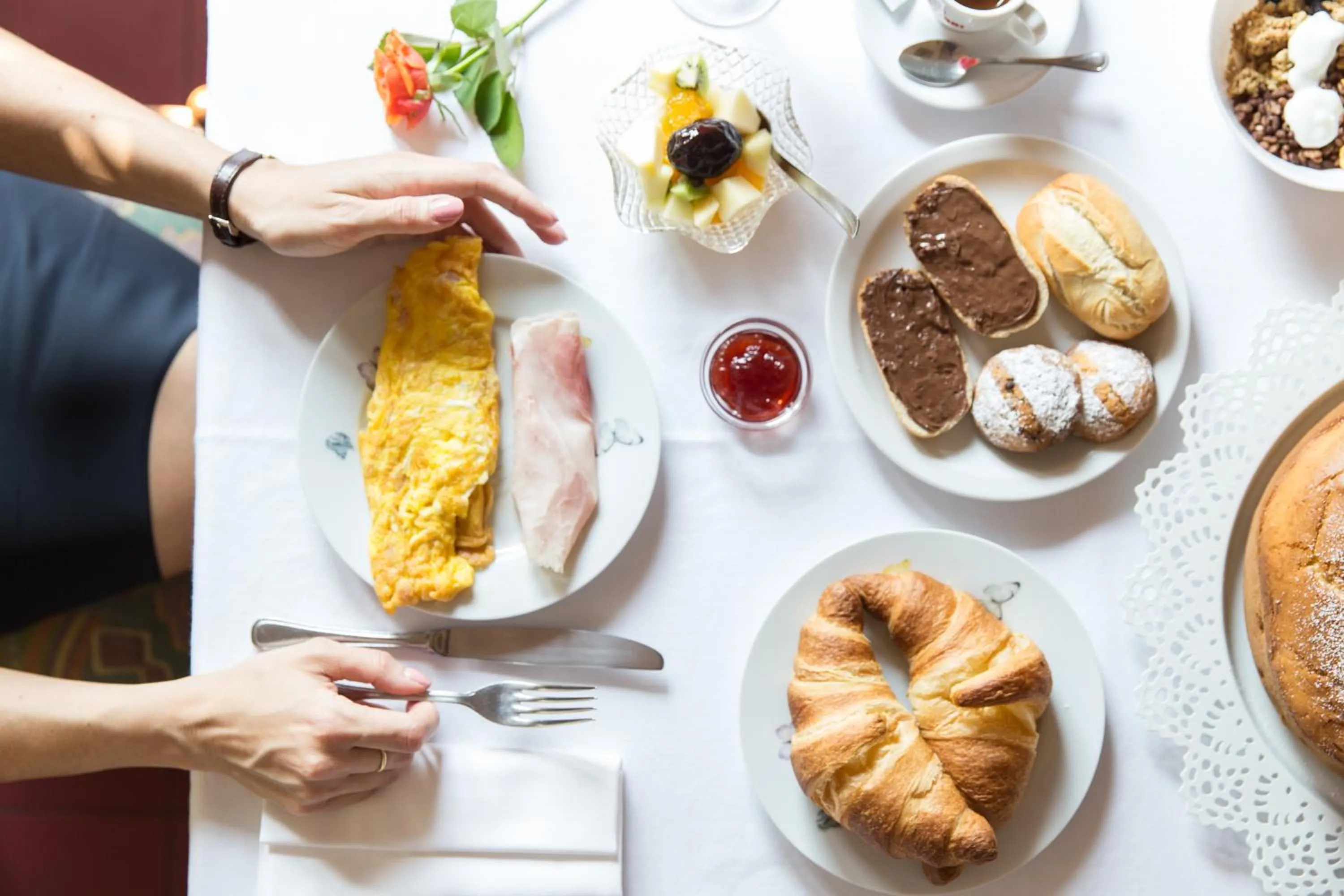 Buffet breakfast in Hotel Gloria