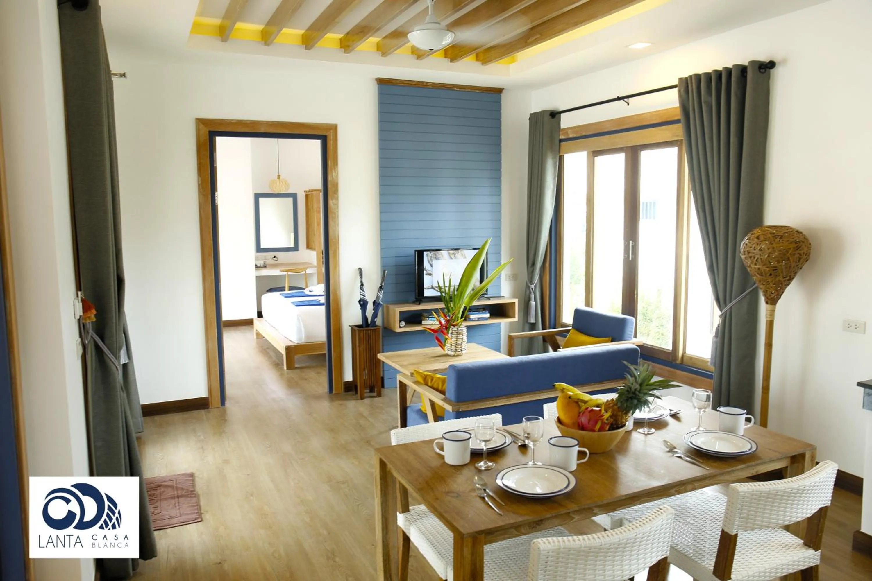 Dining area in Lanta Casa Blanca