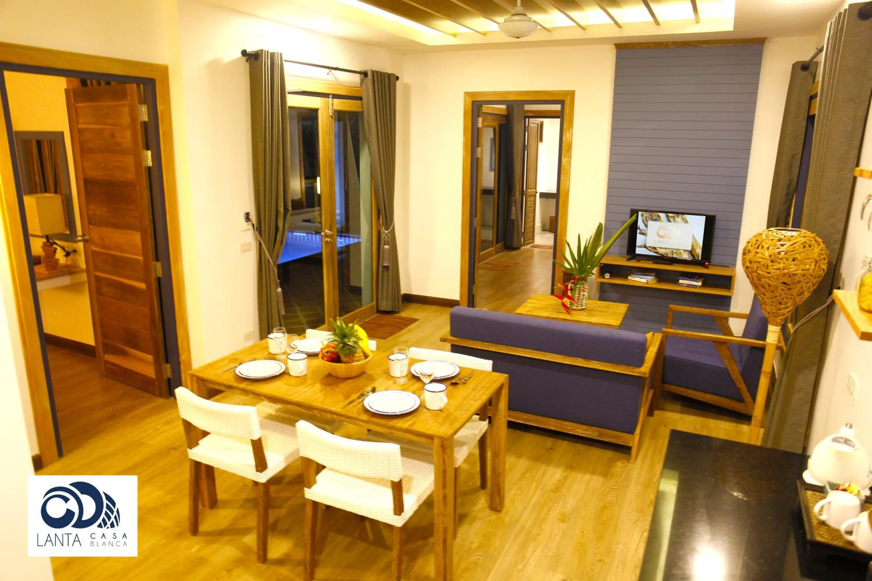 Living room in Lanta Casa Blanca