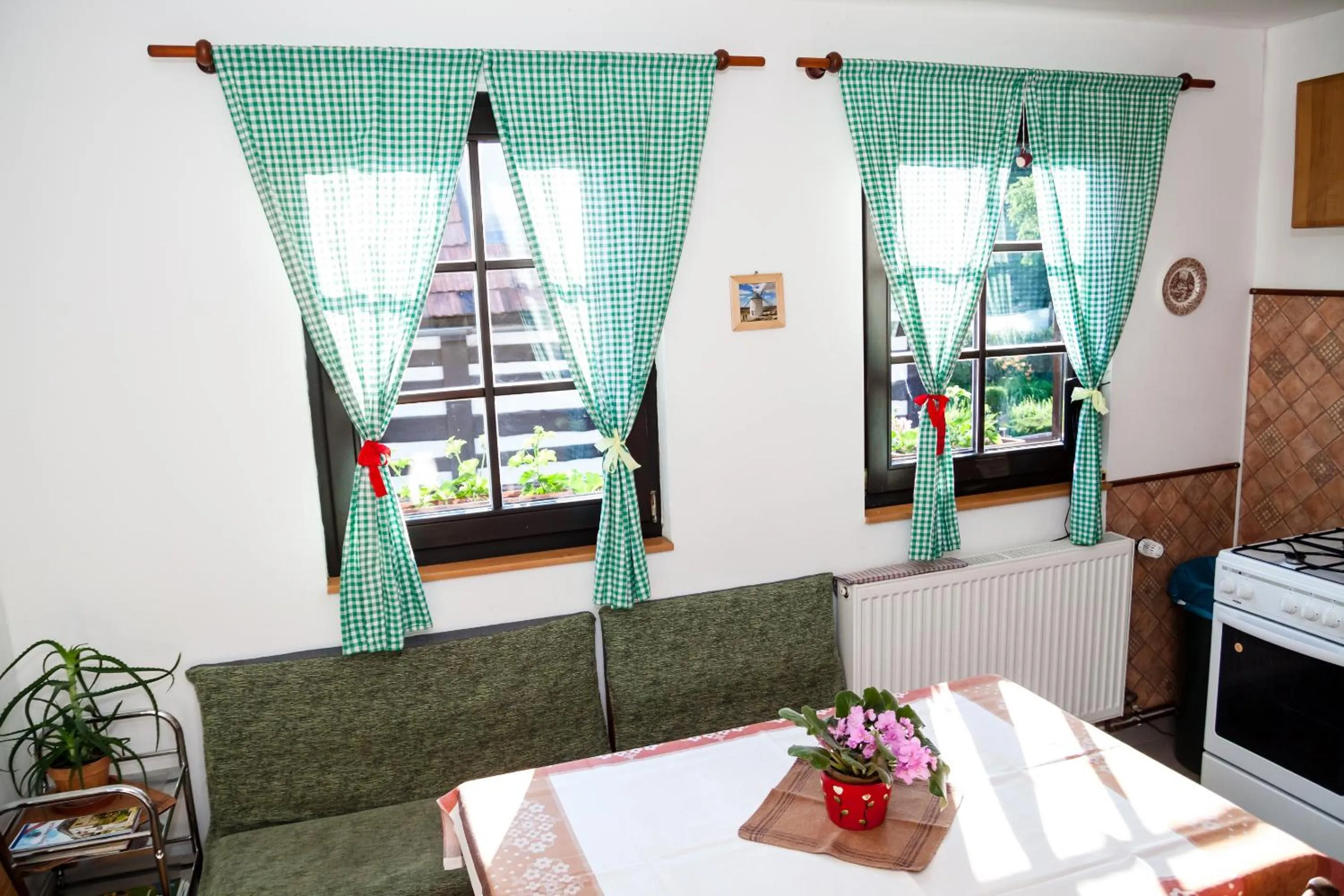 Communal kitchen in Turisticka ubytovna Cakle