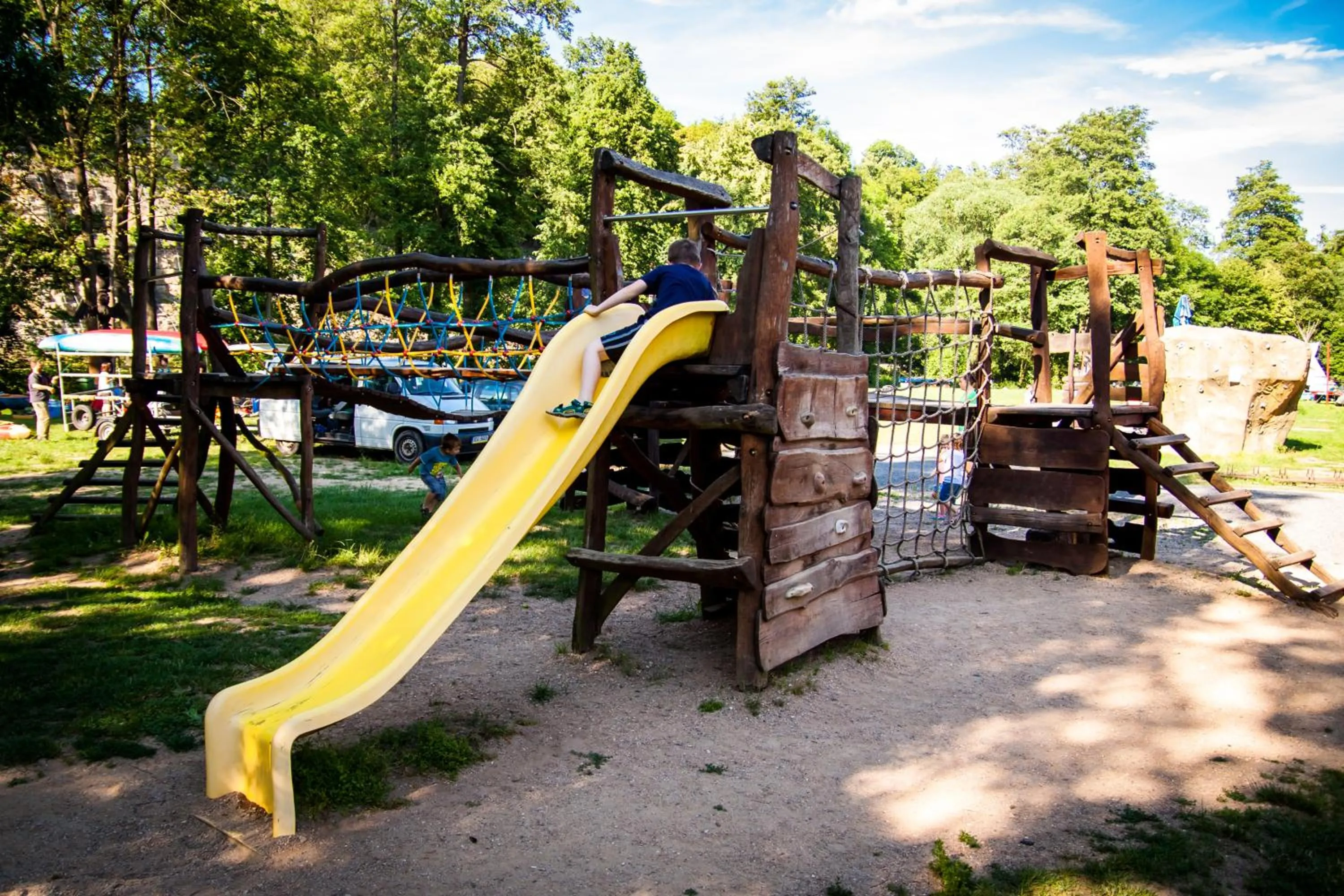 Children play ground in Turisticka ubytovna Cakle