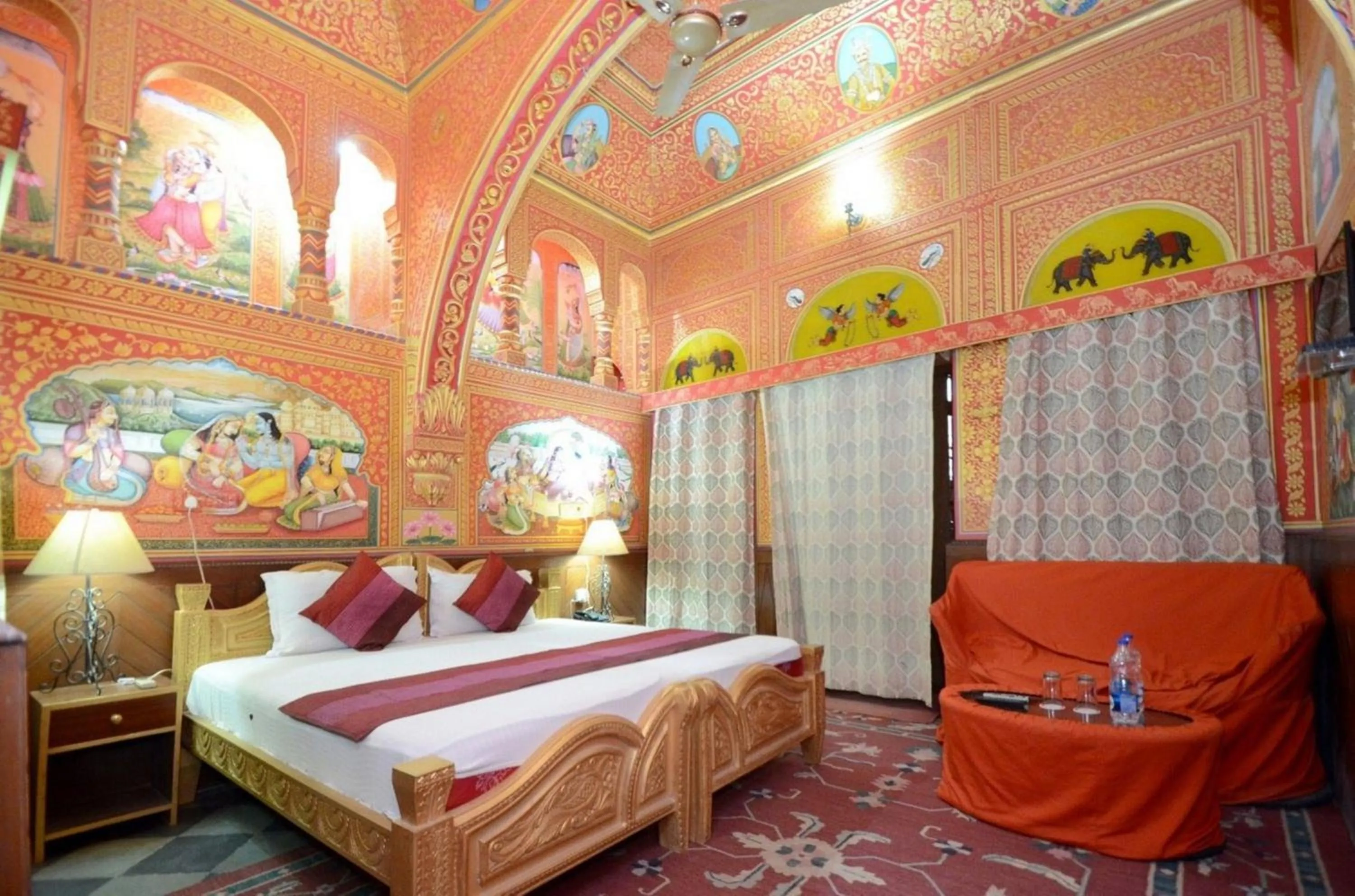 Bedroom, Bed in Hotel Heritage Mandawa