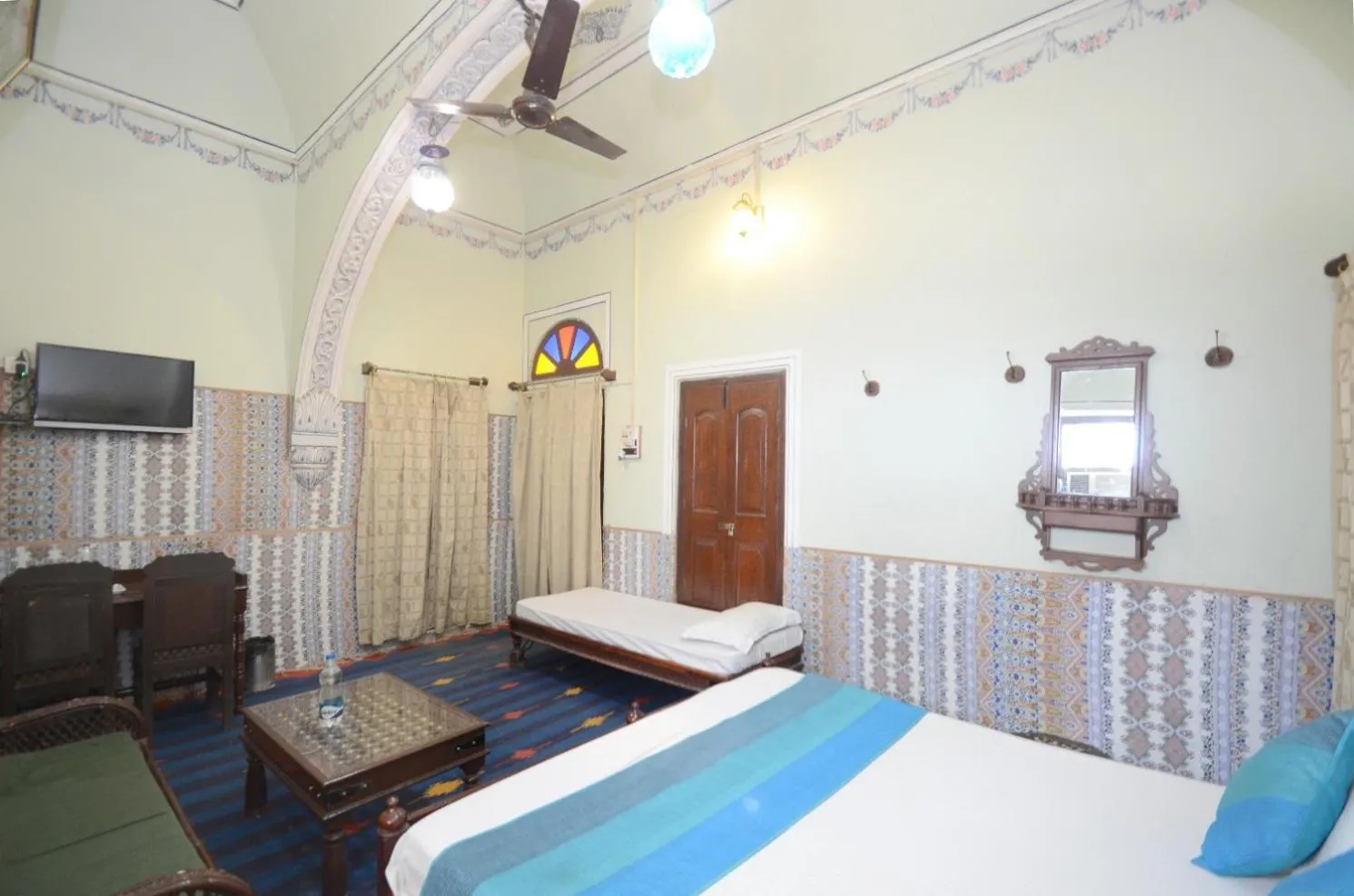 TV and multimedia, Bed in Hotel Heritage Mandawa