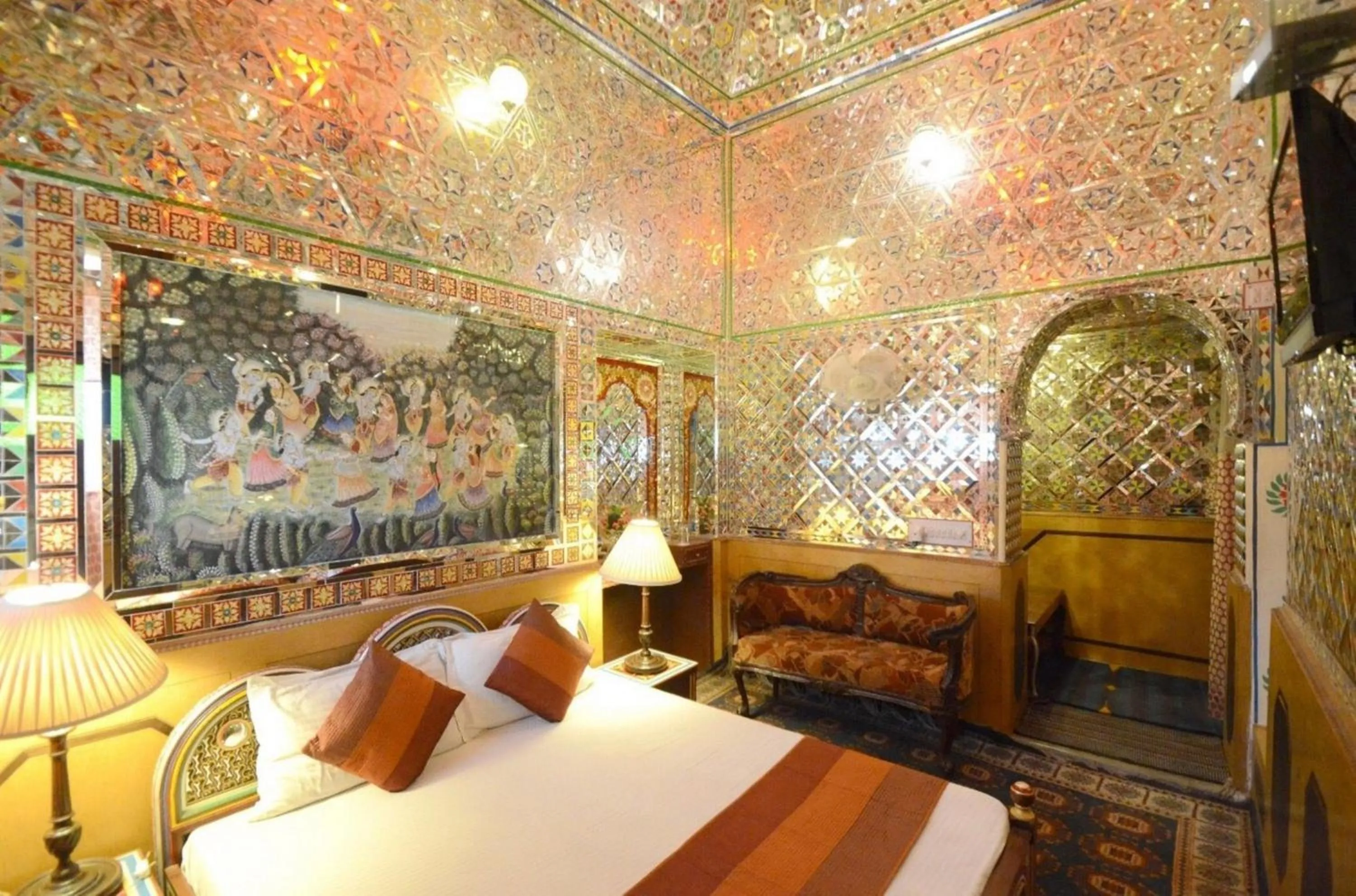 Bedroom, Bed in Hotel Heritage Mandawa