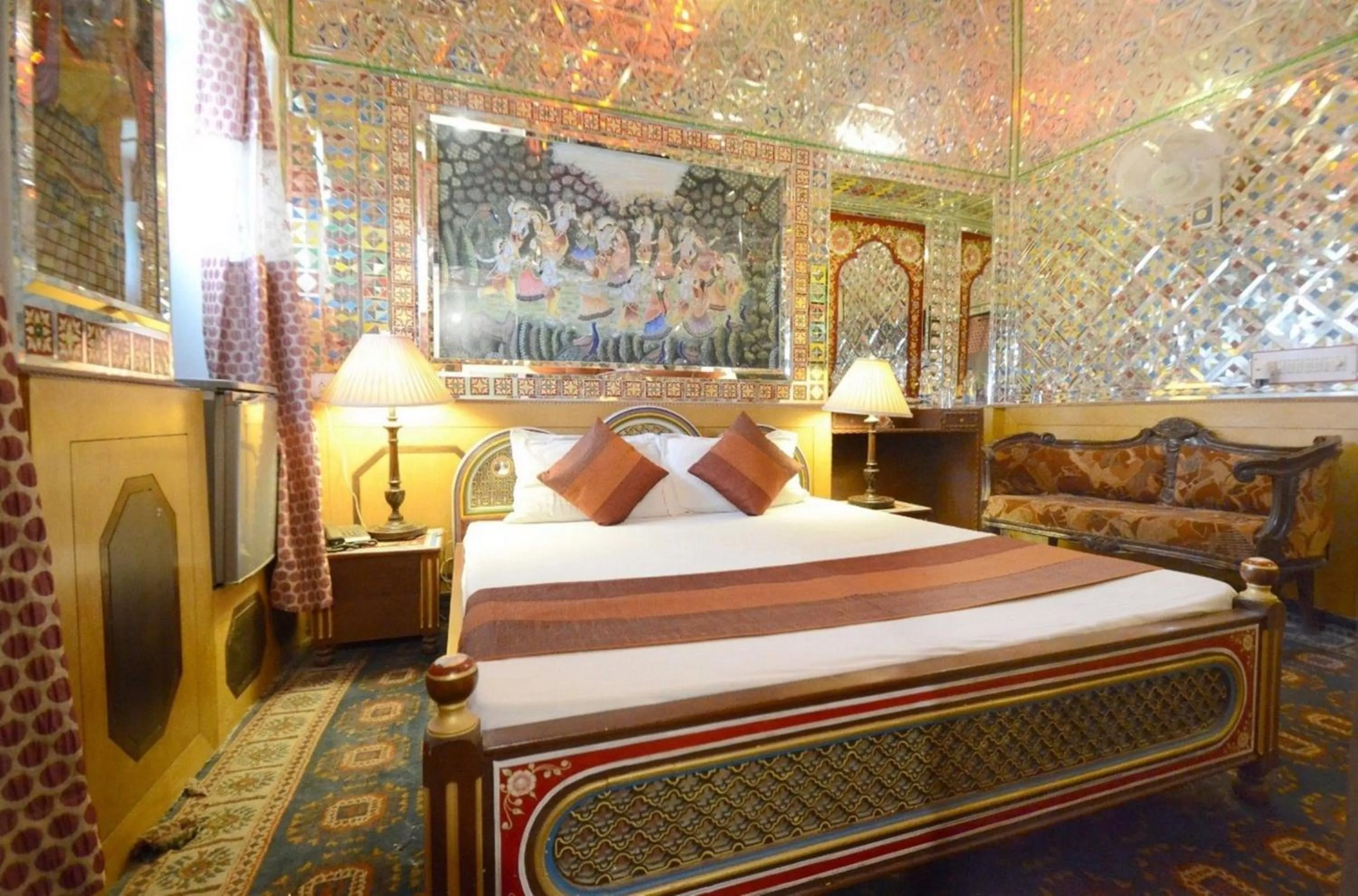 Bedroom, Bed in Hotel Heritage Mandawa