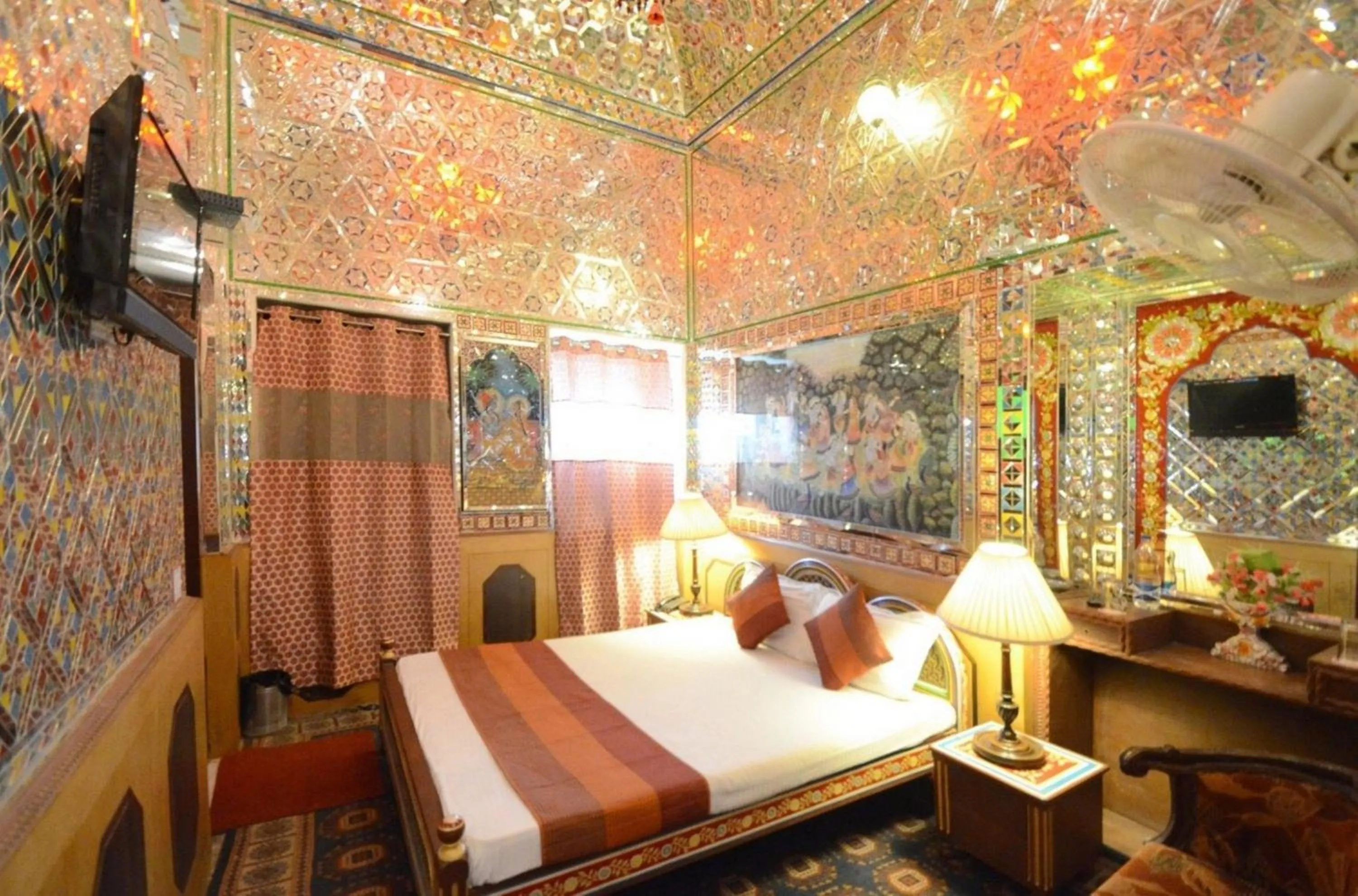 Bedroom, Bed in Hotel Heritage Mandawa