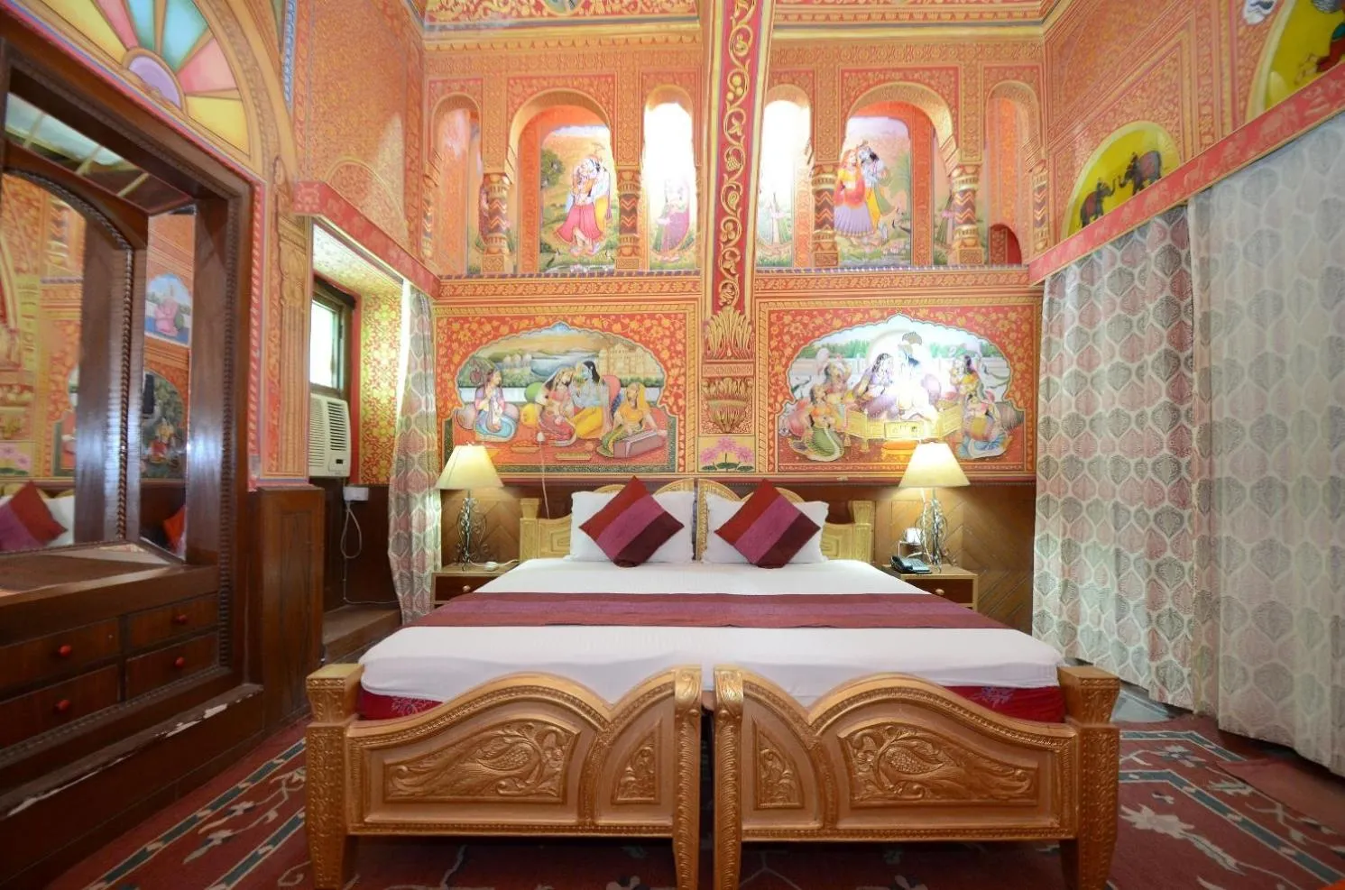 Bedroom, Bed in Hotel Heritage Mandawa