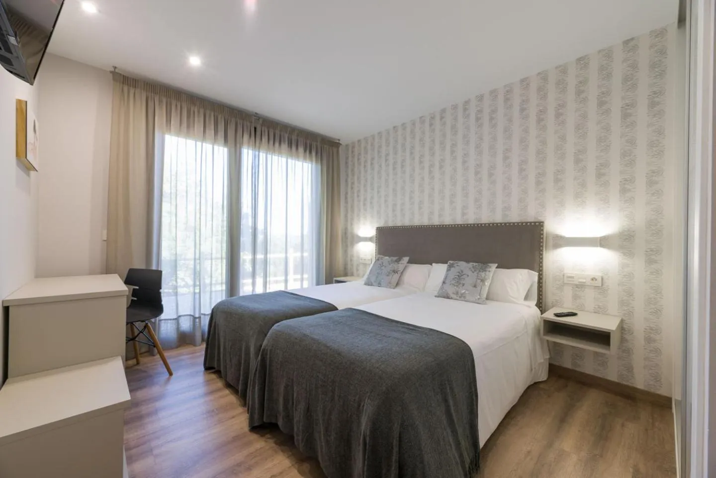 Bed in Hotel A Curuxa Wellness