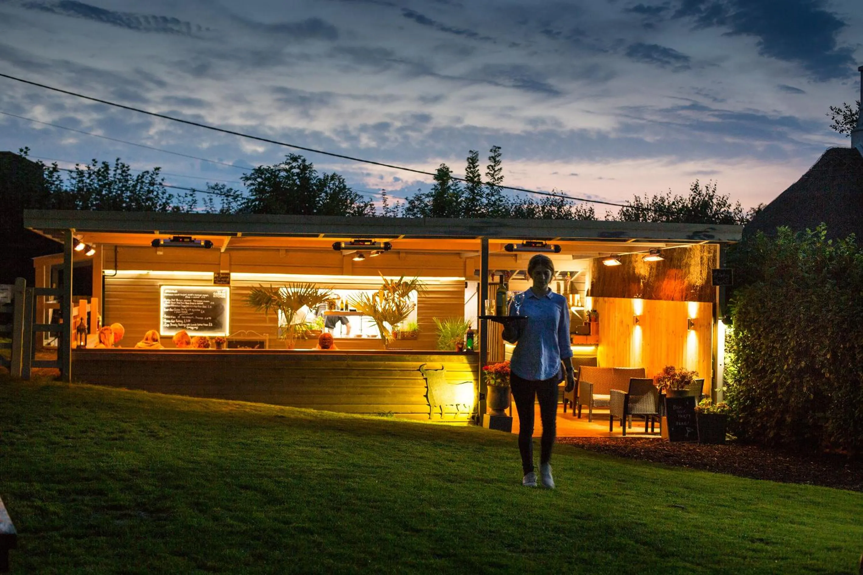 Garden in The Cott Inn