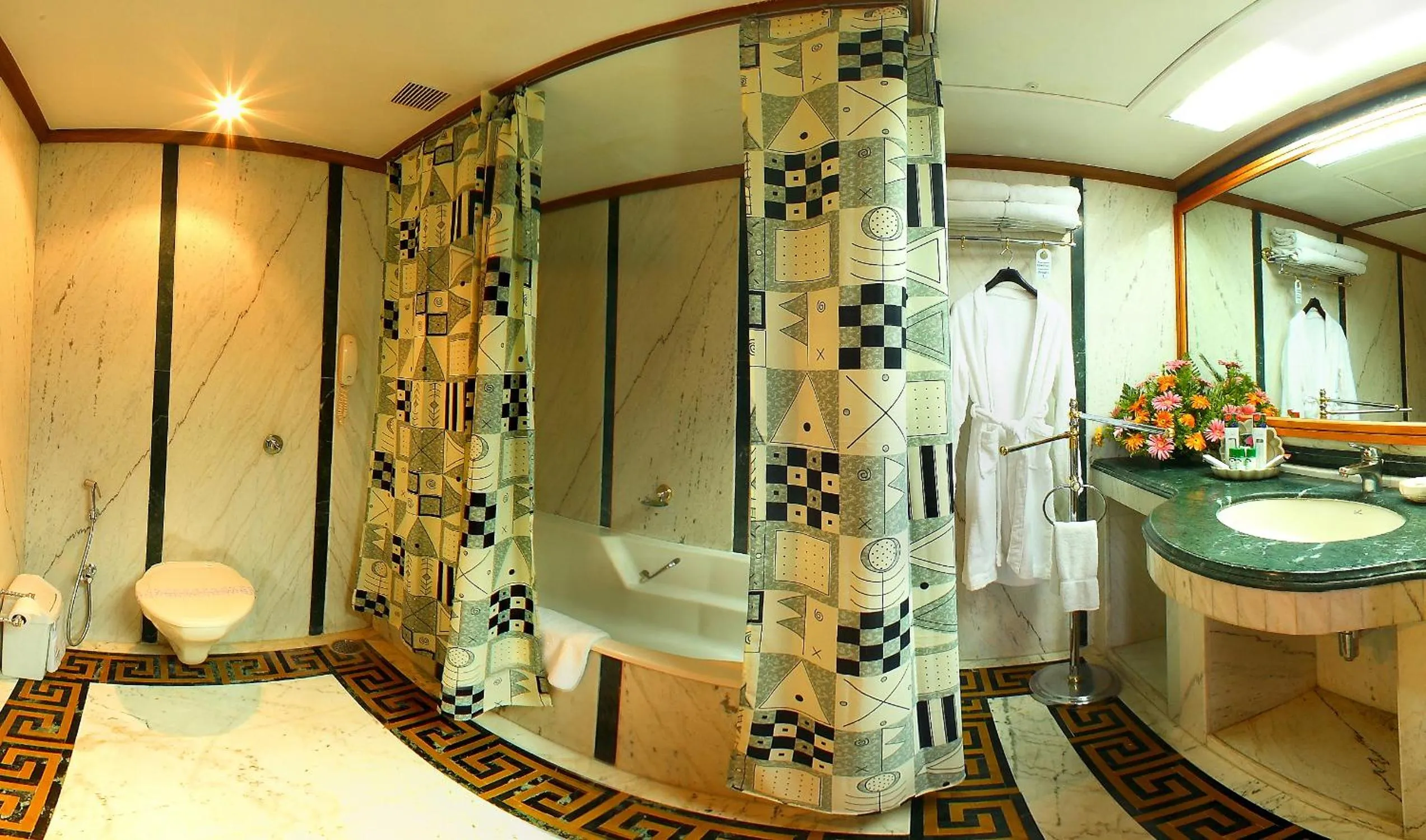 Bathroom in Ramoji Film City- Sitara Luxury Hotel