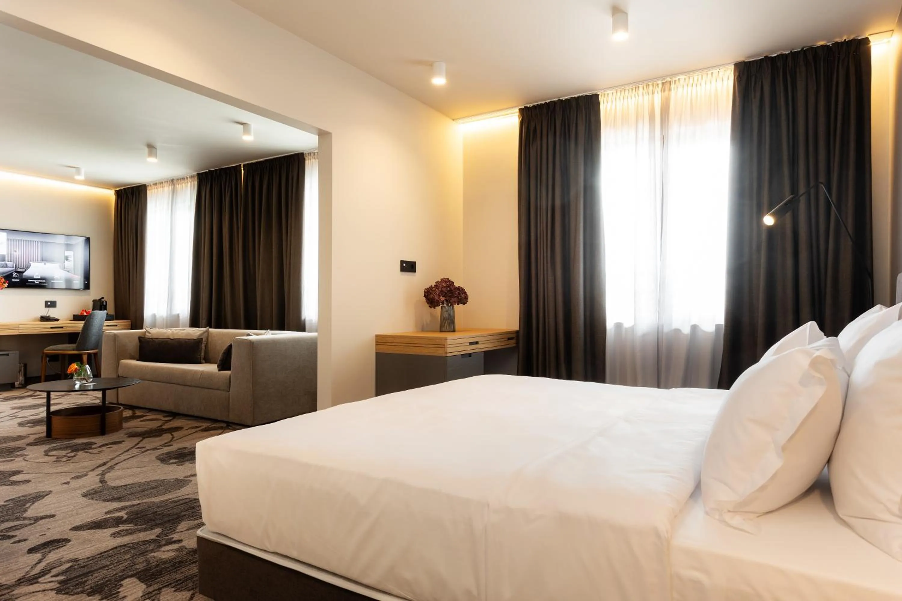 TV and multimedia, Bed in Kamengrad Hotel & SPA