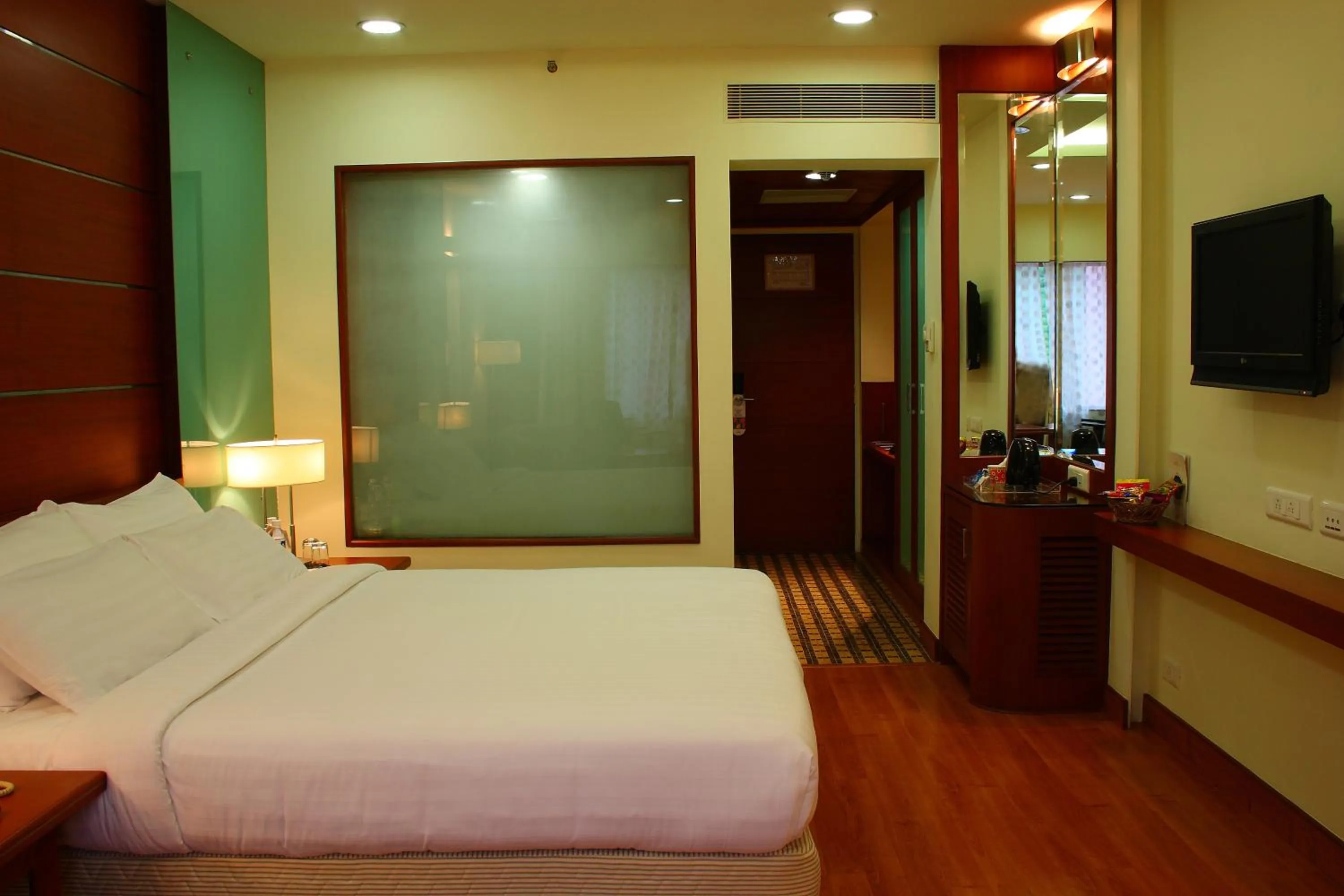 Bedroom, Bed in Ramoji Film City- Tara Comfort Hotel