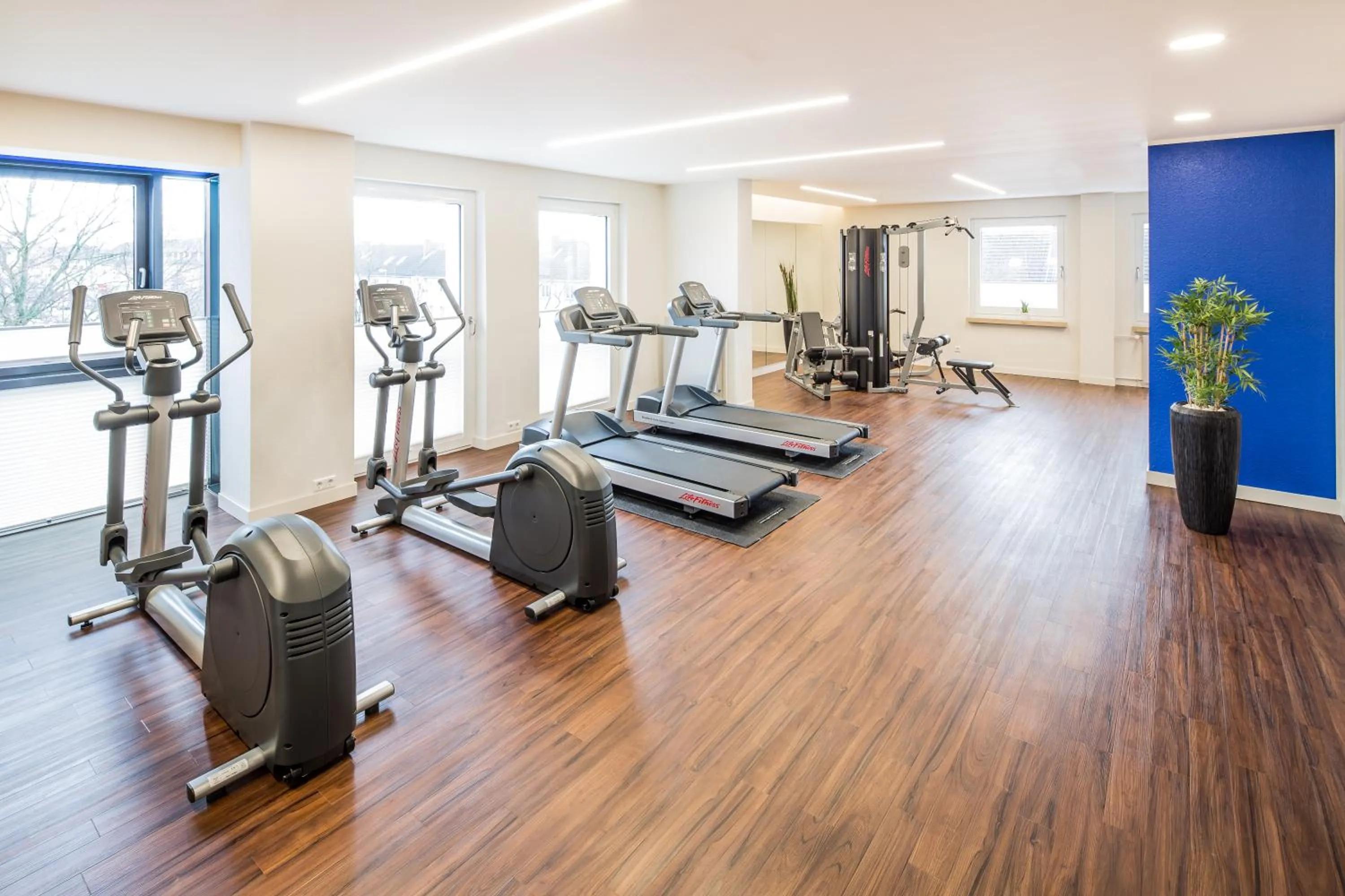 Fitness centre/facilities in Hotel Global Inn