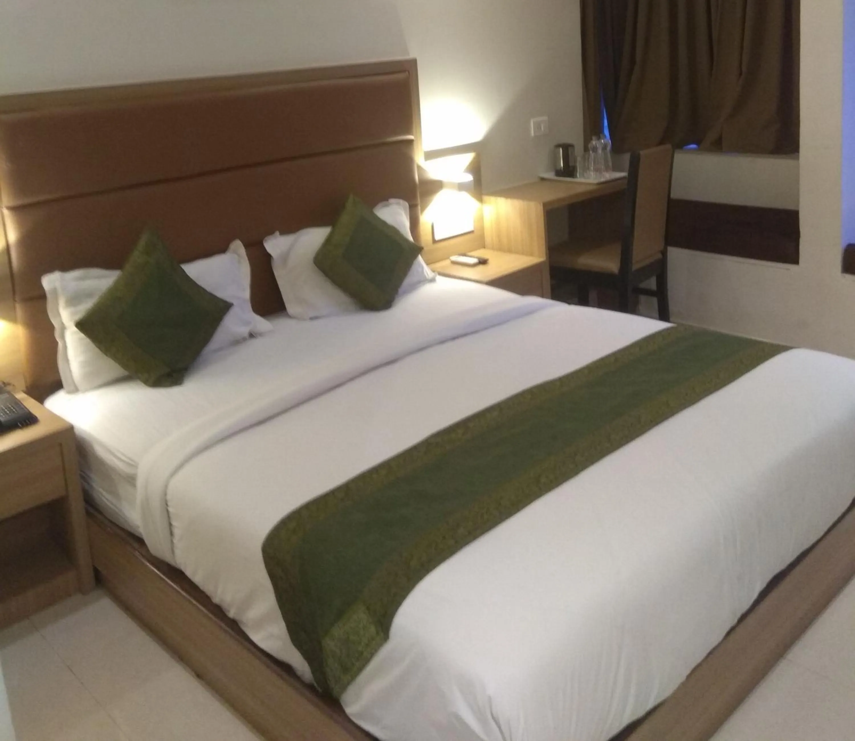 Bed in Hotel West Blue