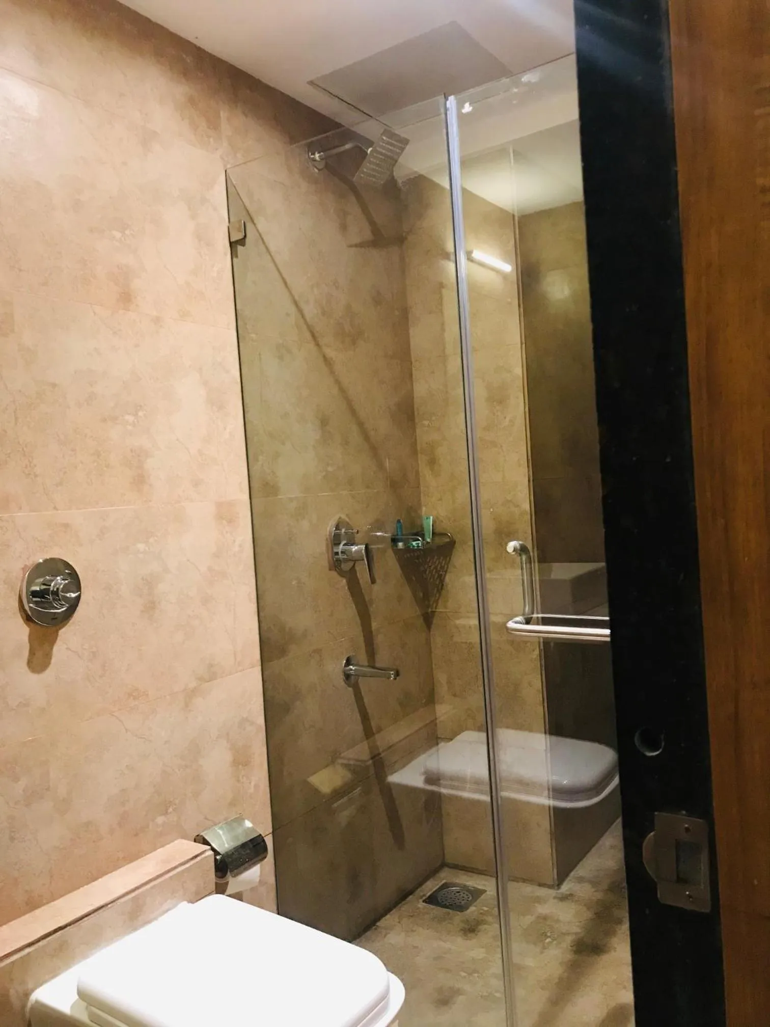 Shower in Hotel West Blue