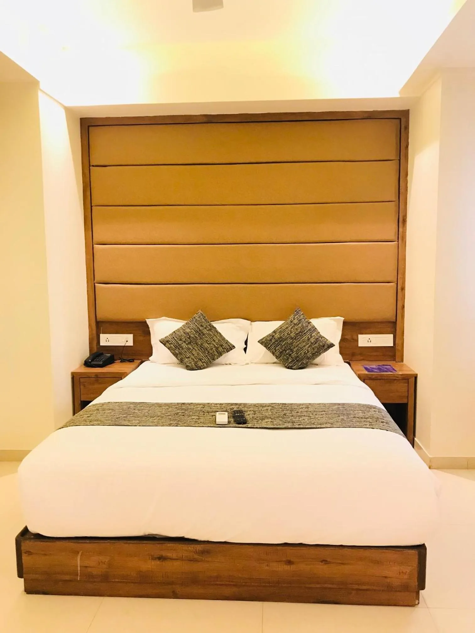 Bed in Hotel West Blue