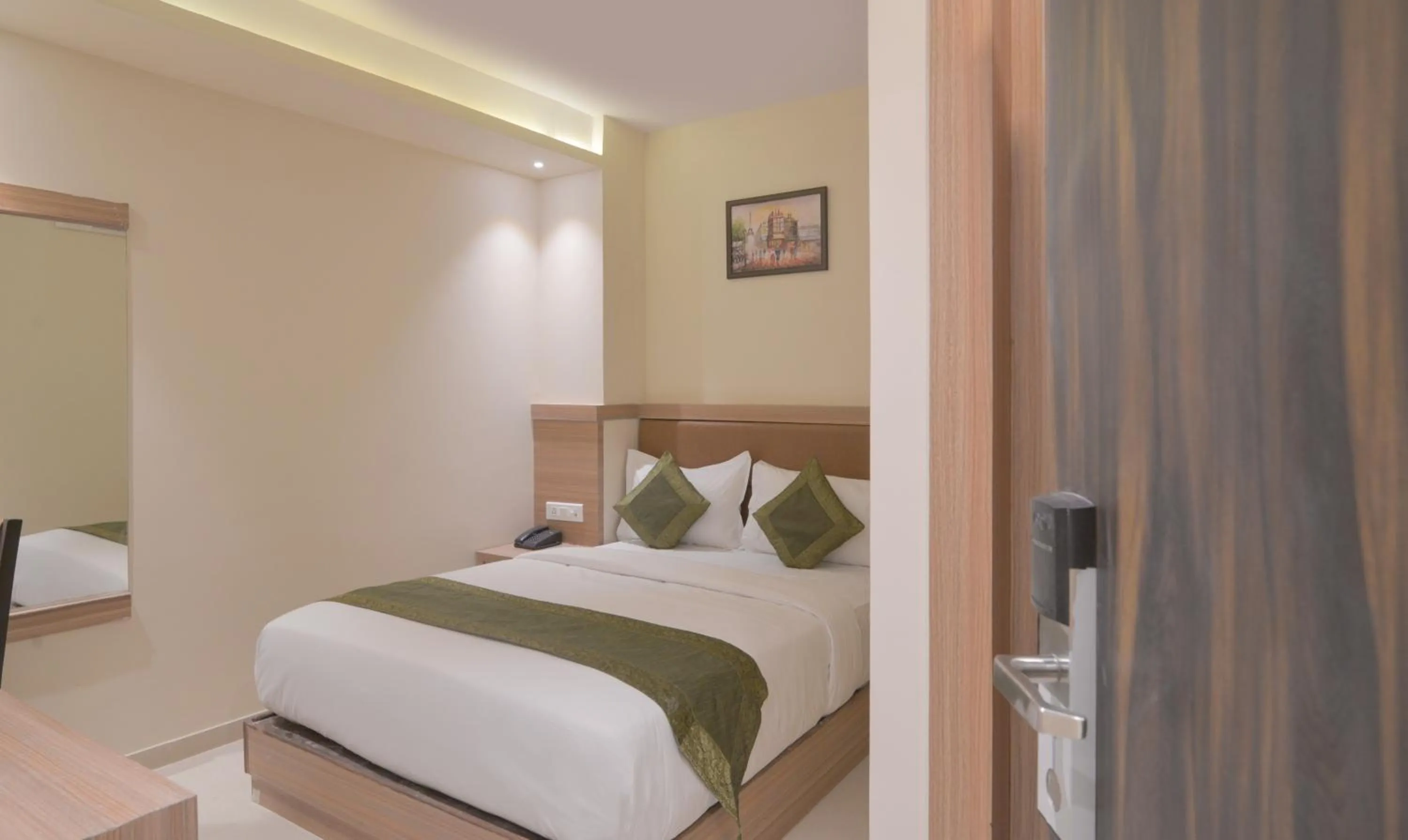 Bed in Hotel West Blue