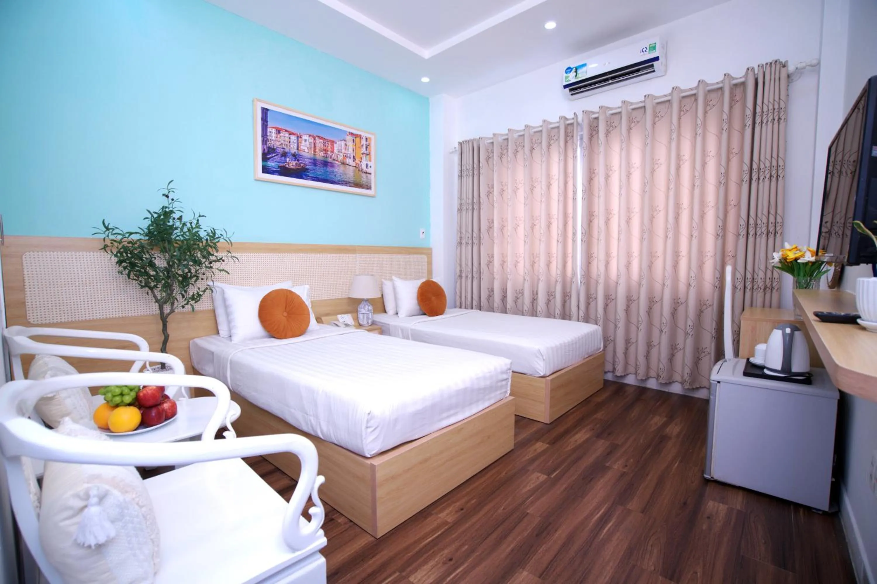 Bed in Saigon Central Hotel