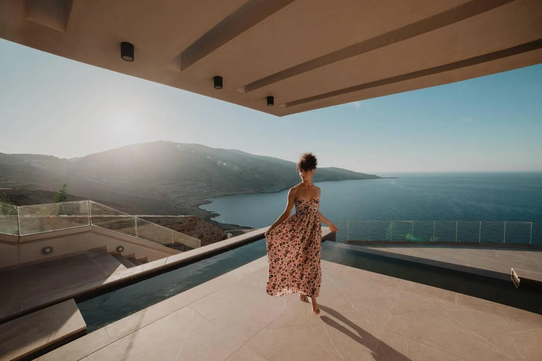 Sunset in Happy Cretan Suites