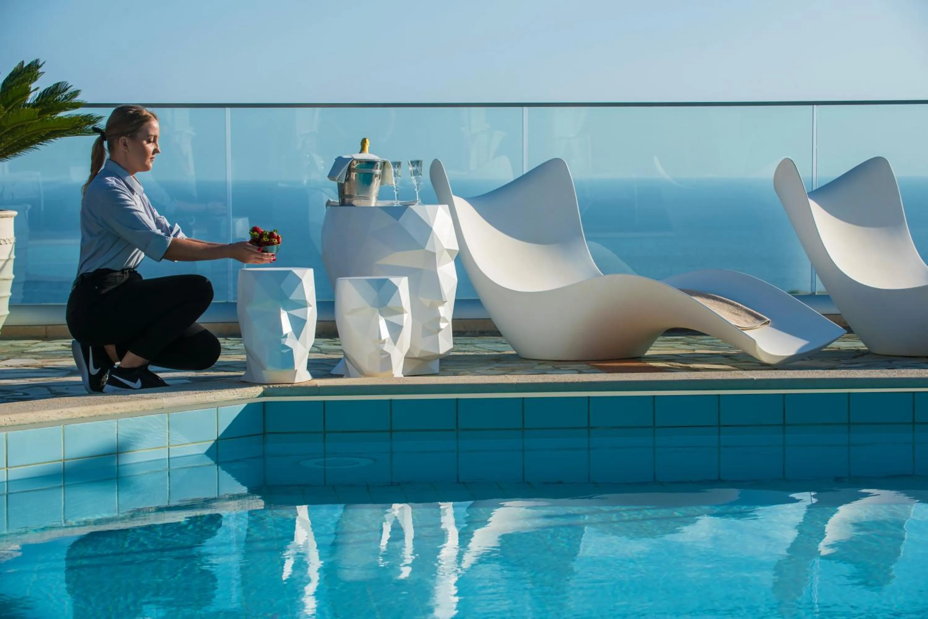 People in Happy Cretan Suites