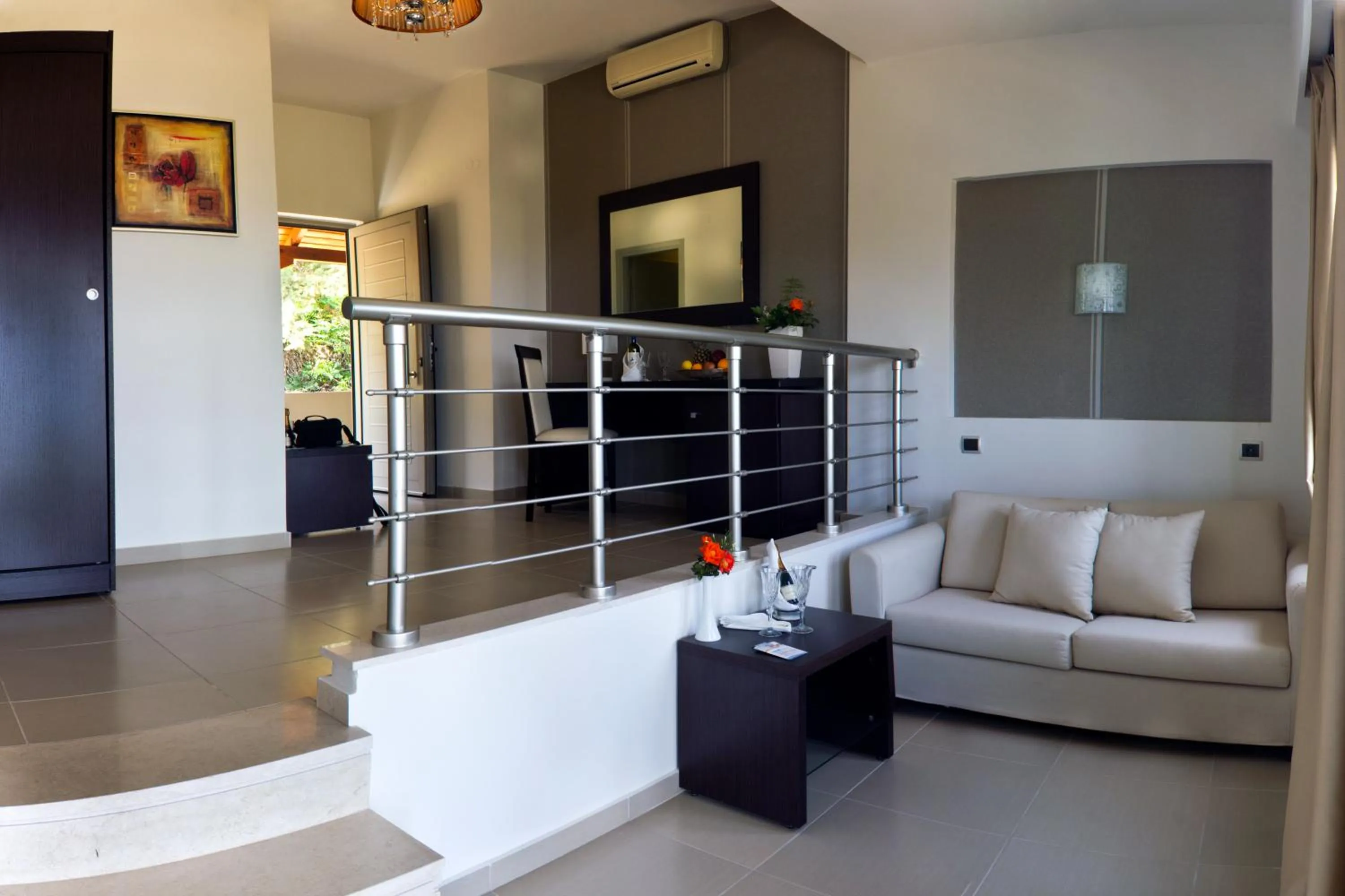 Living room in Happy Cretan Suites