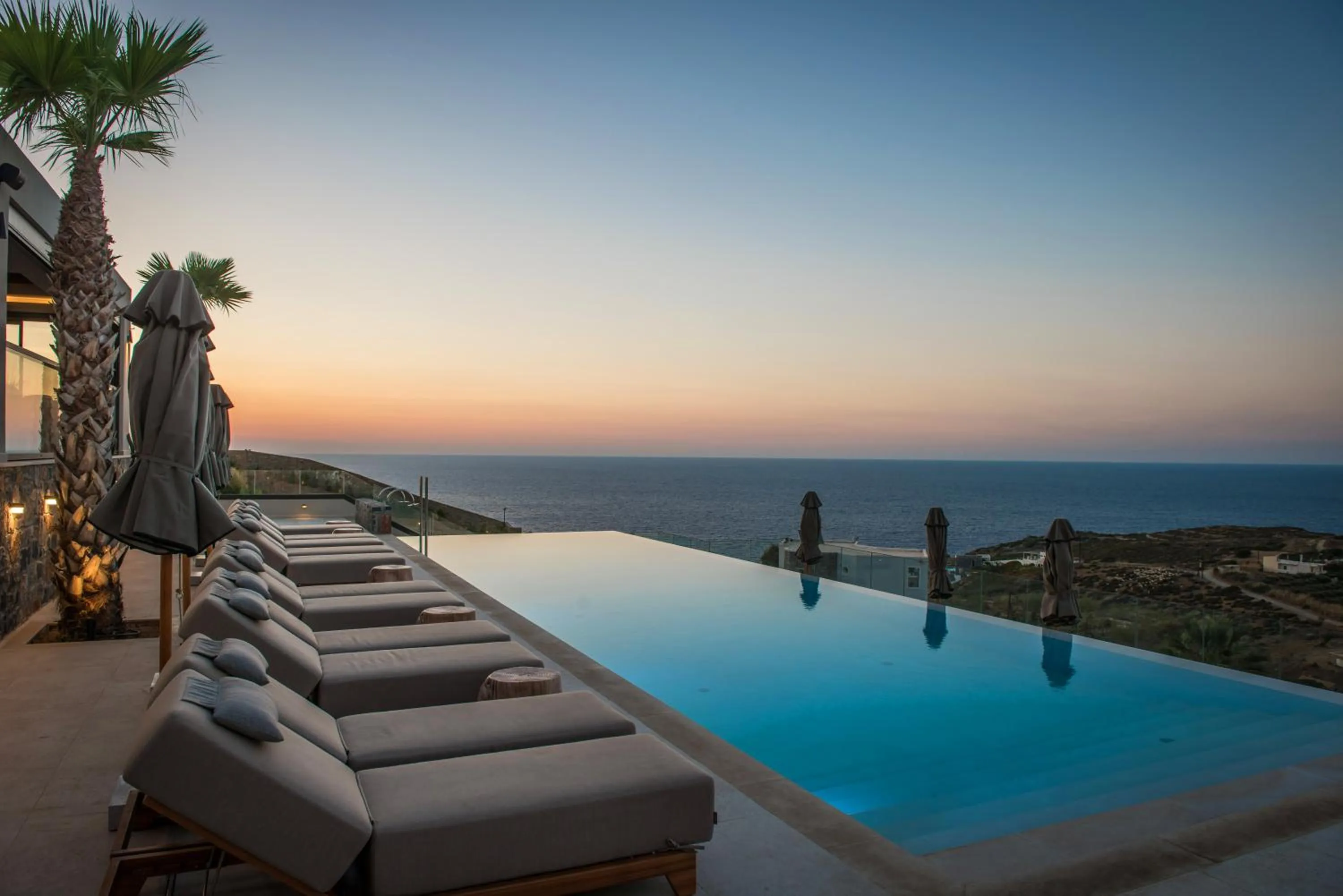 Swimming pool in Happy Cretan Suites