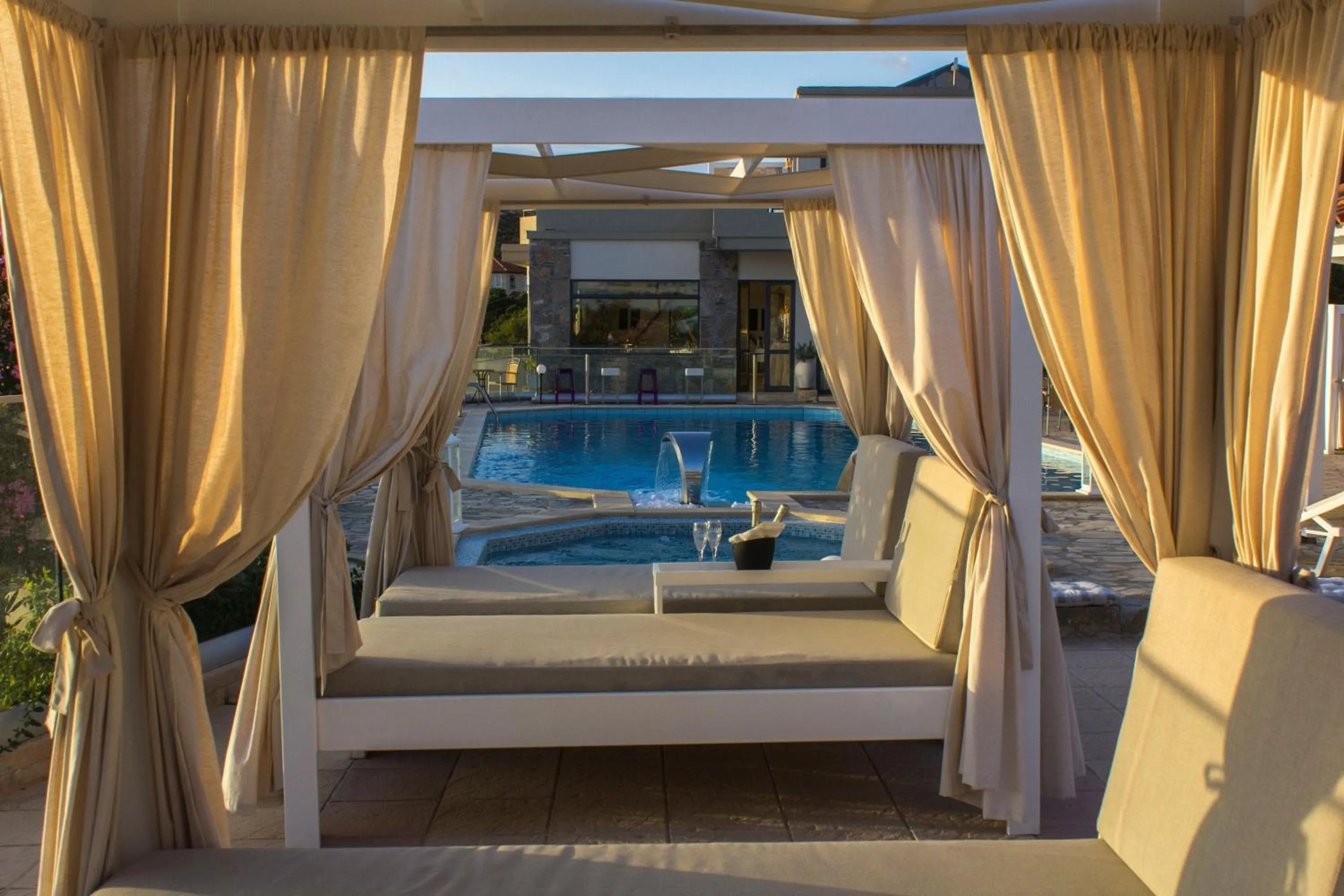 Swimming pool in Happy Cretan Suites