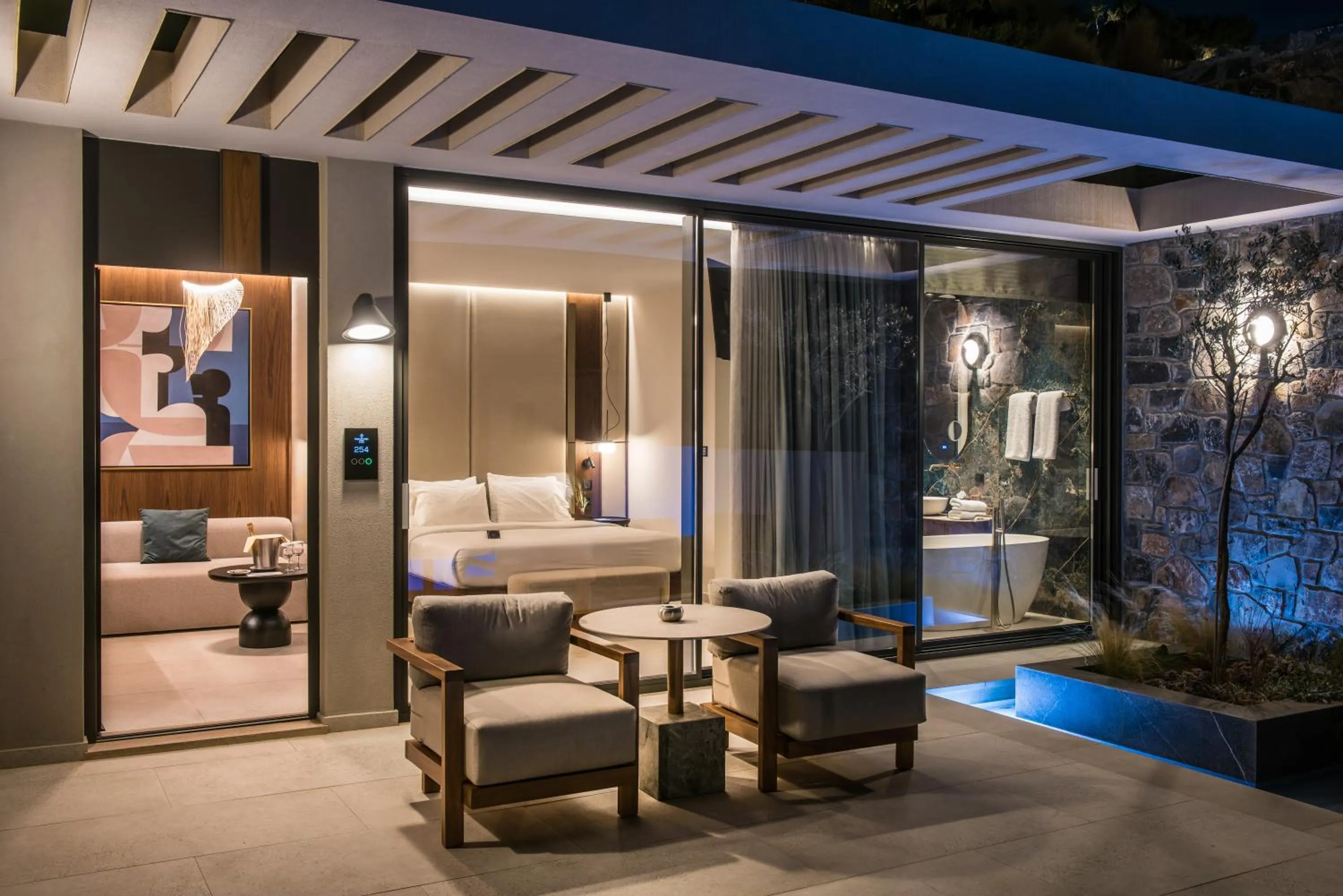 Balcony/Terrace in Happy Cretan Suites