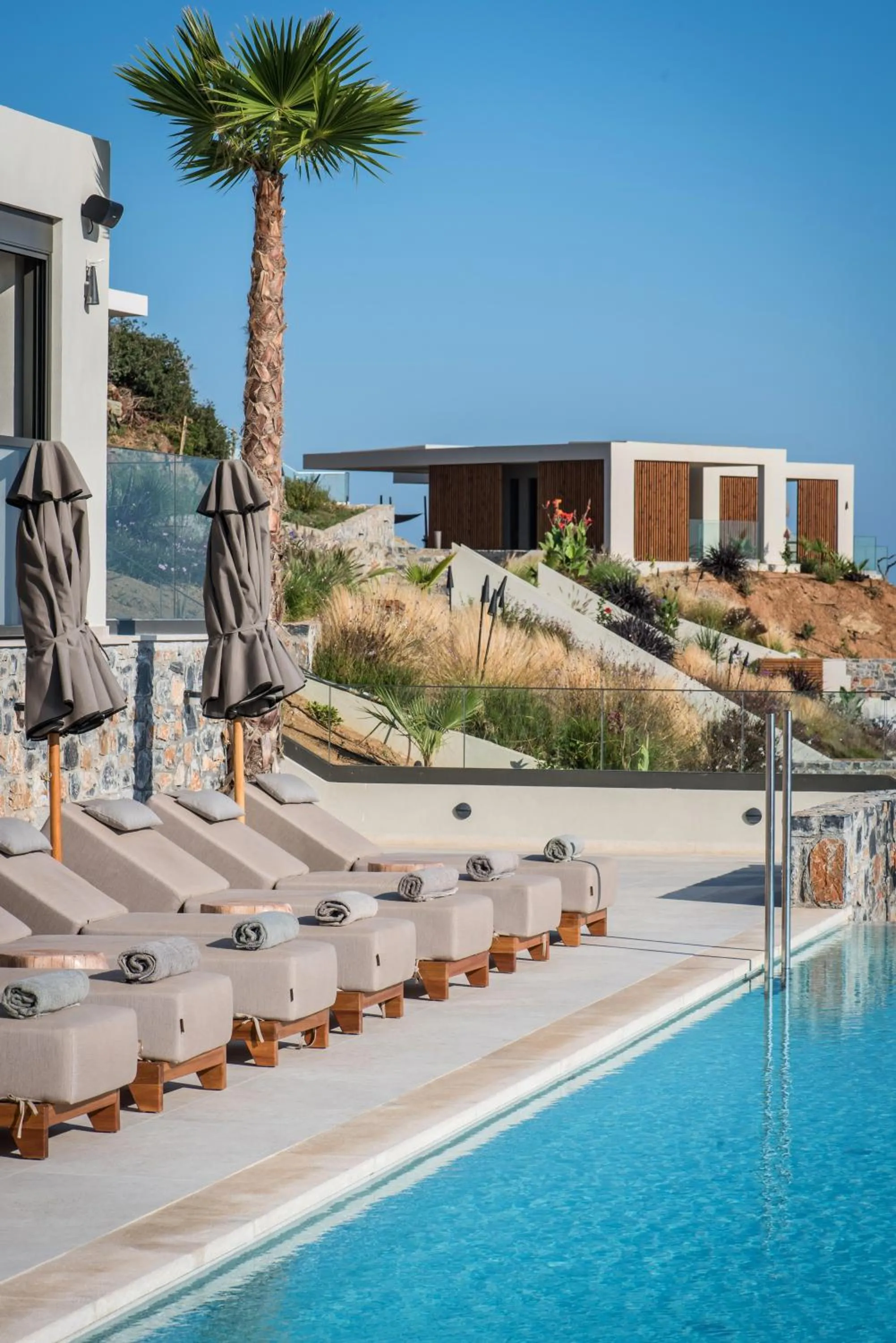 Swimming pool in Happy Cretan Suites