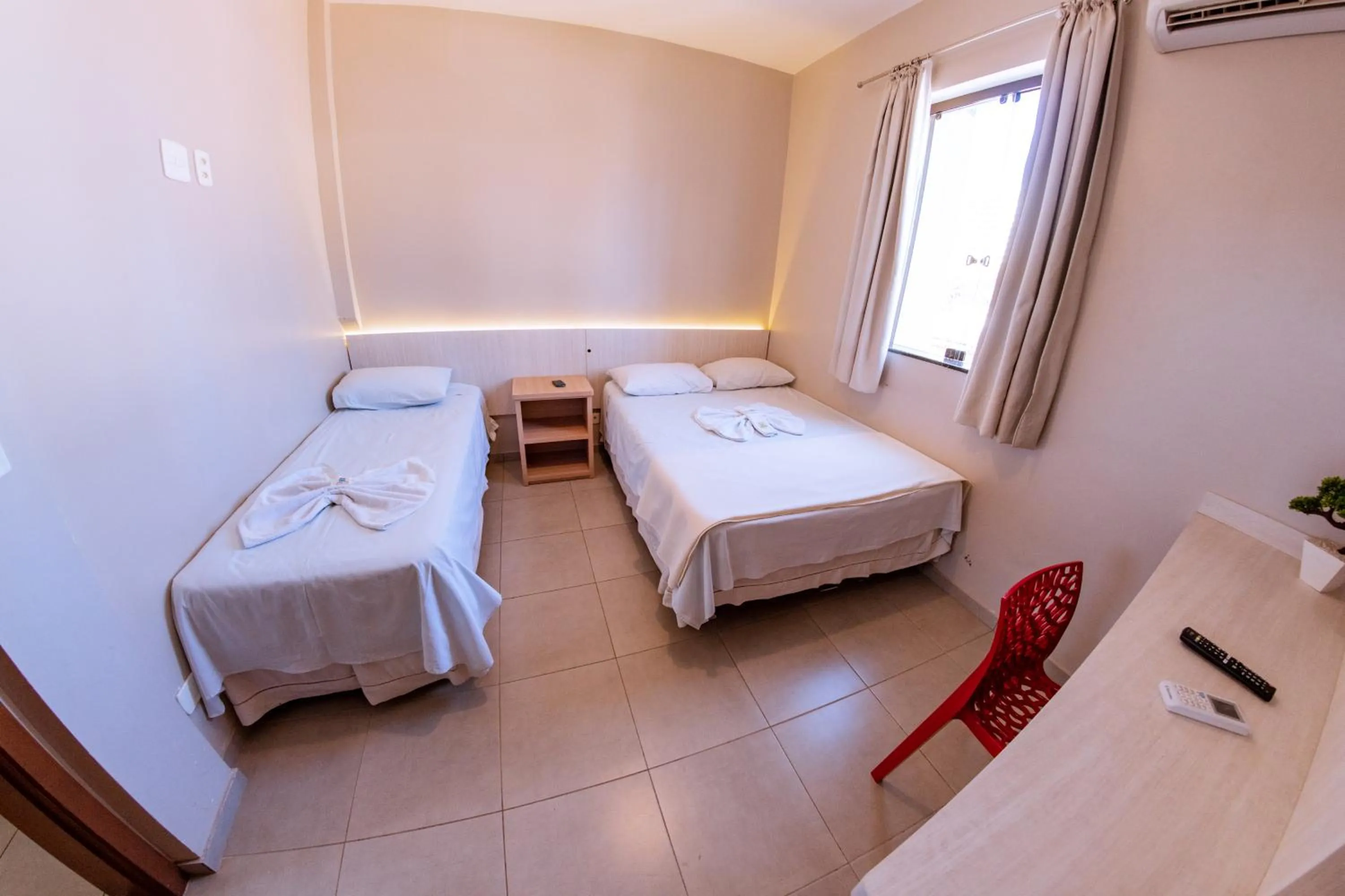 Bed in Hotel Ipiranga Maringa