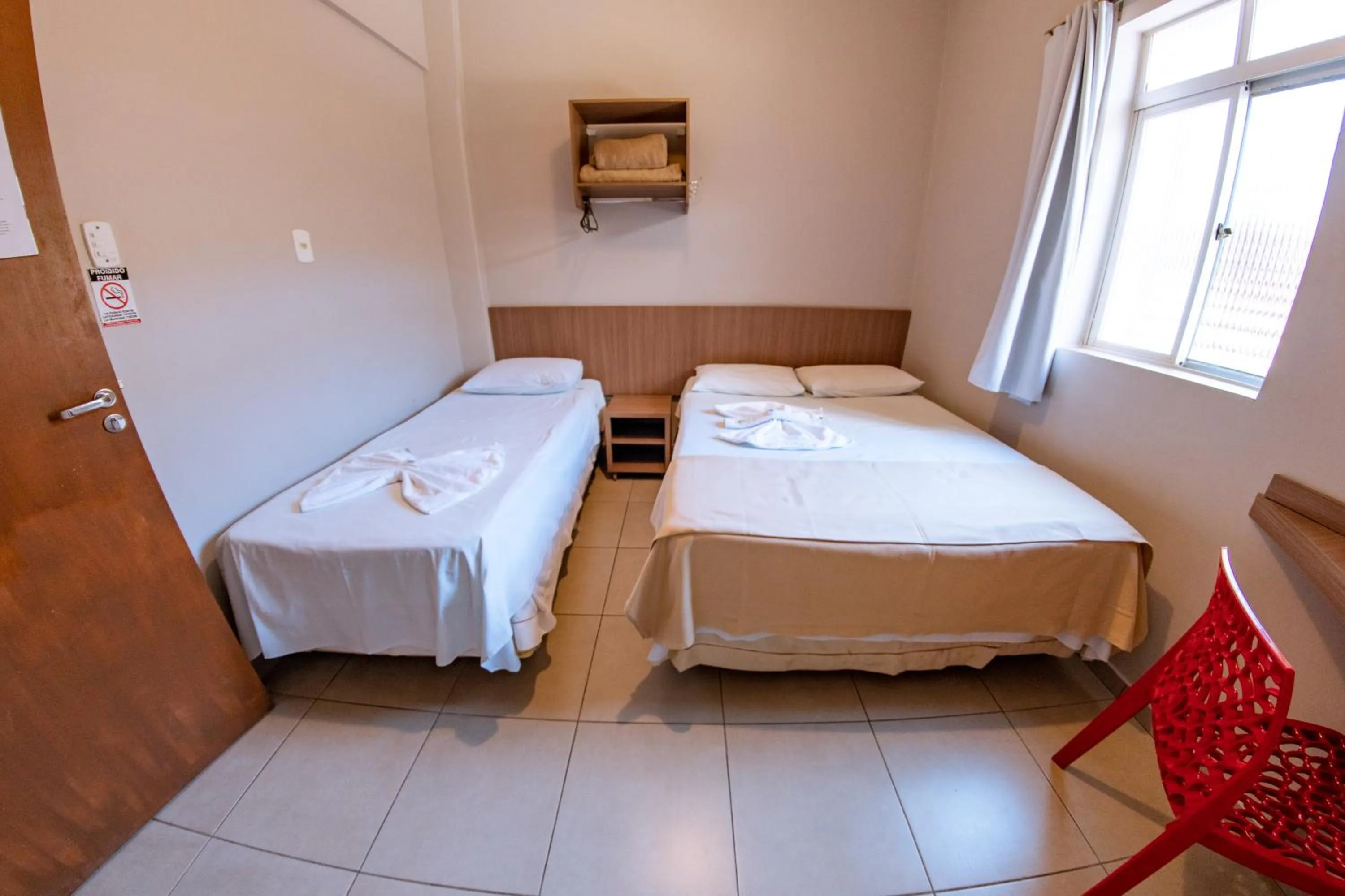 Bed in Hotel Ipiranga Maringa