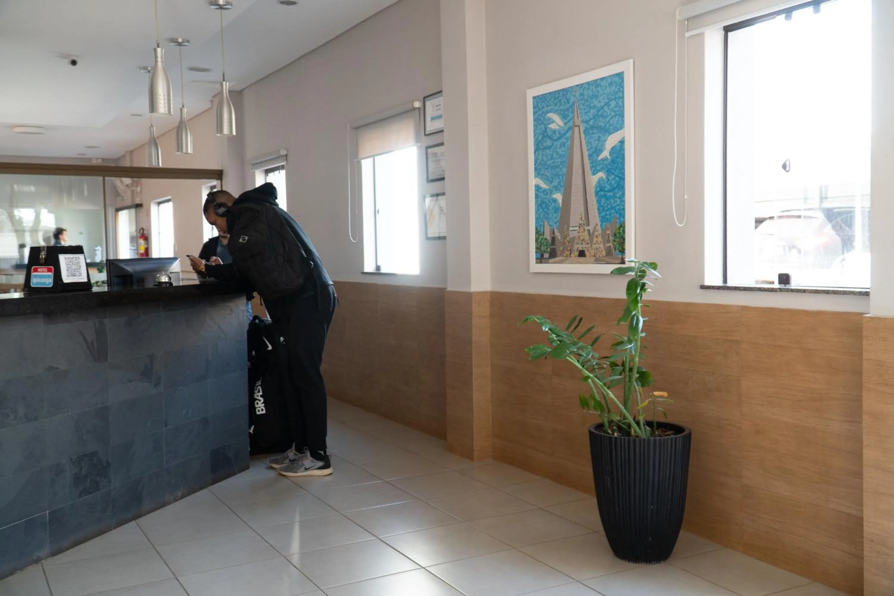 Decorative detail in Hotel Ipiranga Maringa