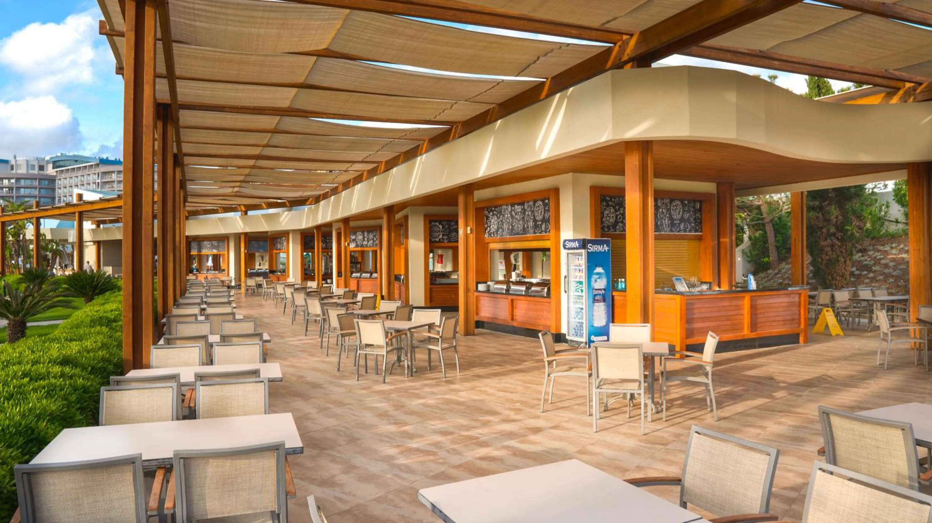 Dining area in Baia Lara Hotel